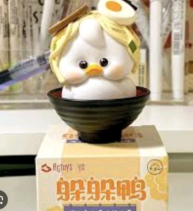 ACTOYS x Duoduo Duck Midnight Izakaya Series Raman PVC Figure NEW