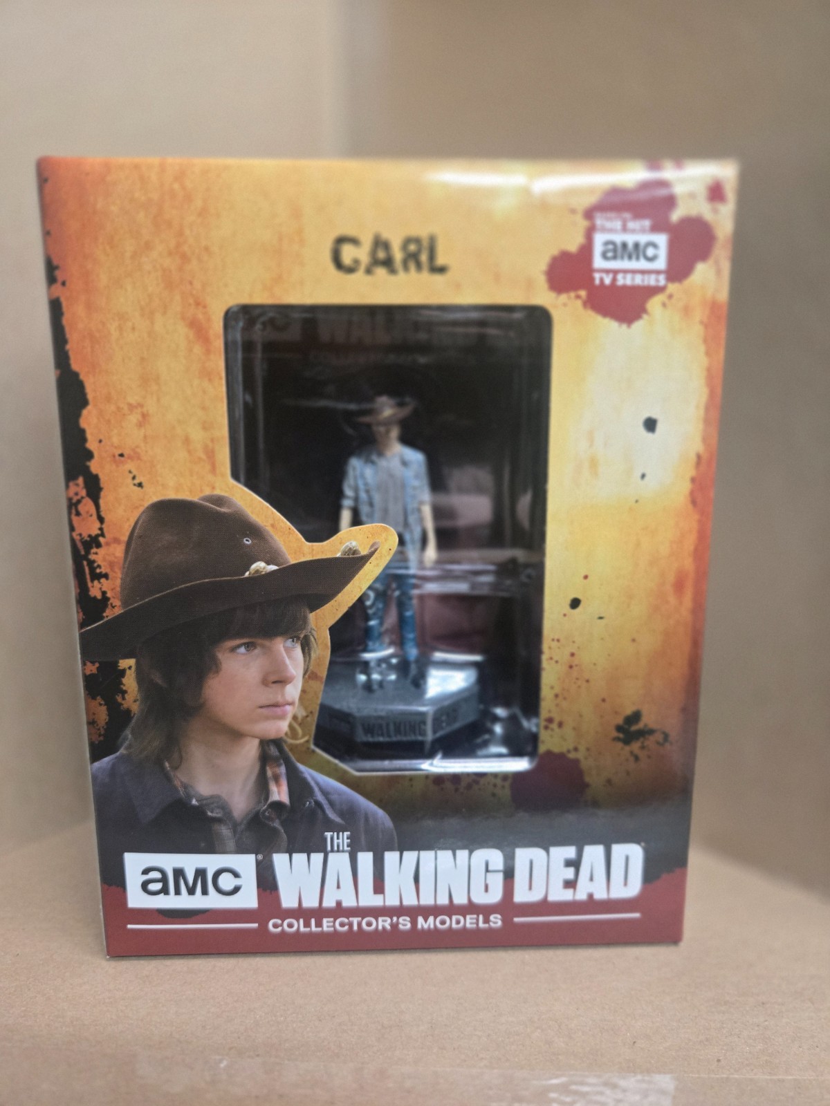 The Walking Dead Figurine Collection #27 CARL GRIMES Eaglemoss 2016 amc Cult TV