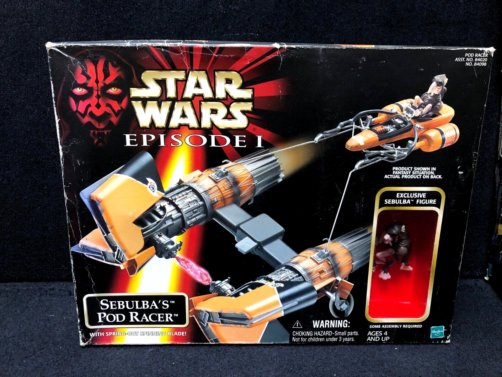 1998 Hasbro Star Wars Episode I Sebulba’s Pod Racer w/ Exclusive Sebulba Figure
