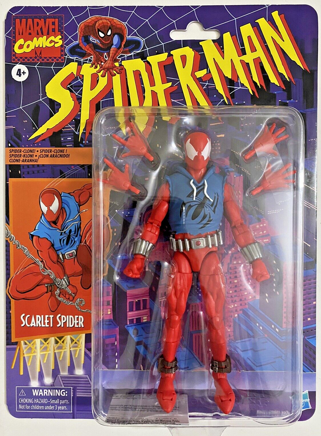 Marvel Legends Retro 6 Inch Figure Spider-Man Wave 4 2024 – Scarlet Spider