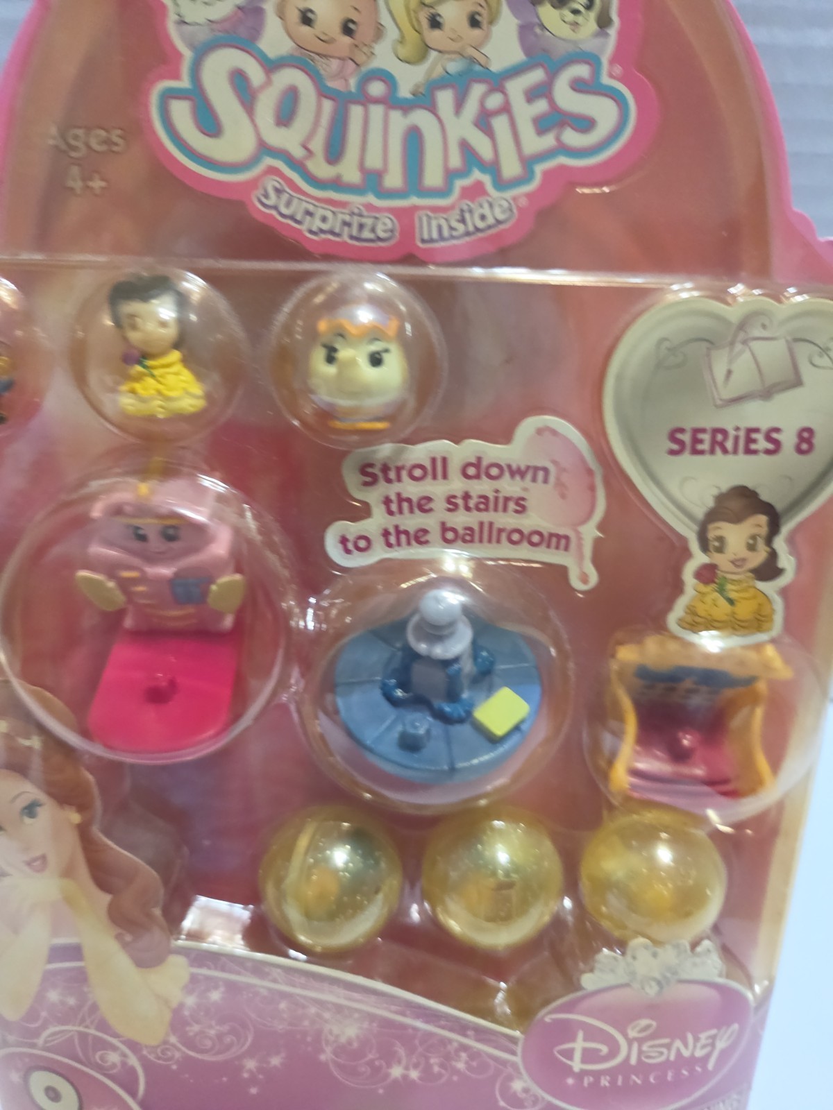 2012 Disney Princess Squinkies Belle Series 8 – New Sealed