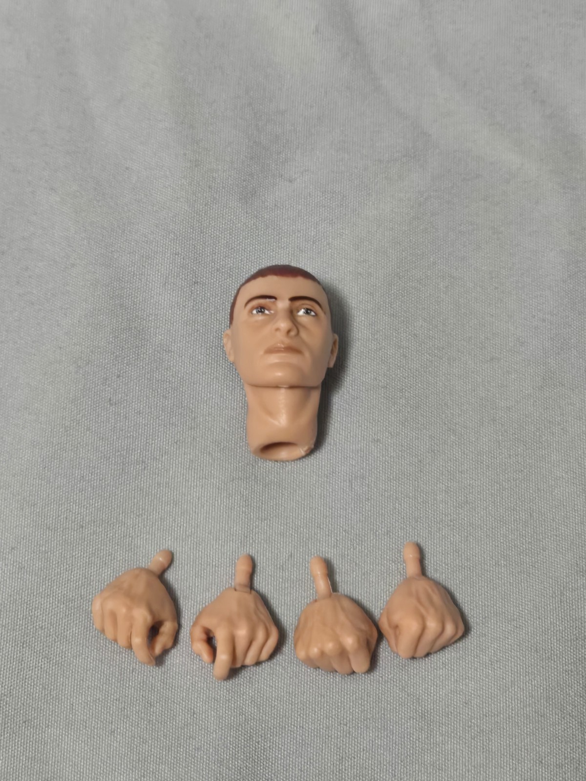 GI Joe Classified Retro Cardback Joe Trooper Male Head + Hands (A) 6″ Fodder
