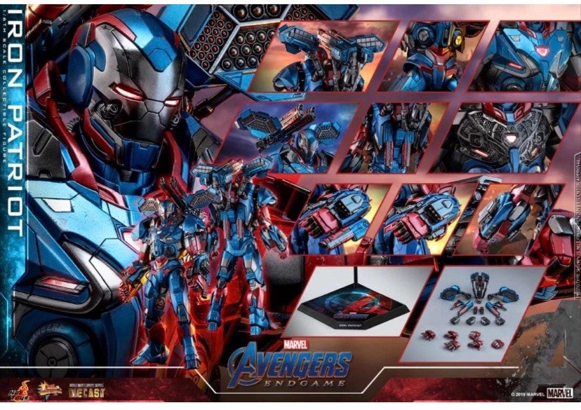 Hot Toys Avengers: Endgame – Iron Patriot 1/6th Scale Collectible Figure