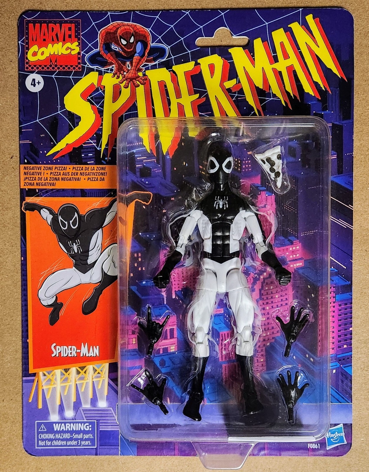 Marvel 2020 Hasbro Legends Retro Spider-Man Negative Zone 6″ Action Figure
