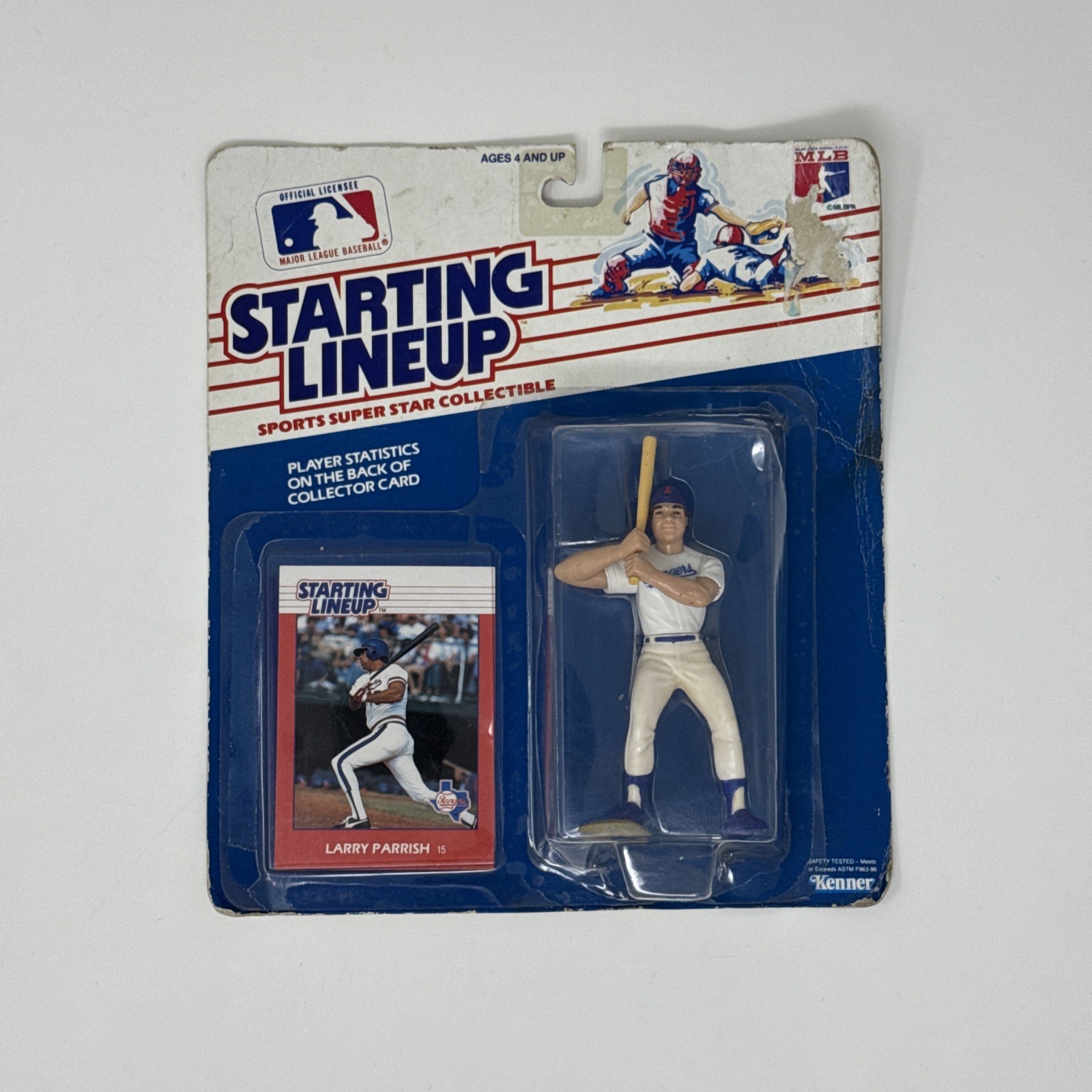 1988 KENNER STARTING LINEUP – LARRY PARRISH of the TEXAS RANGERS – PRE-OWNED
