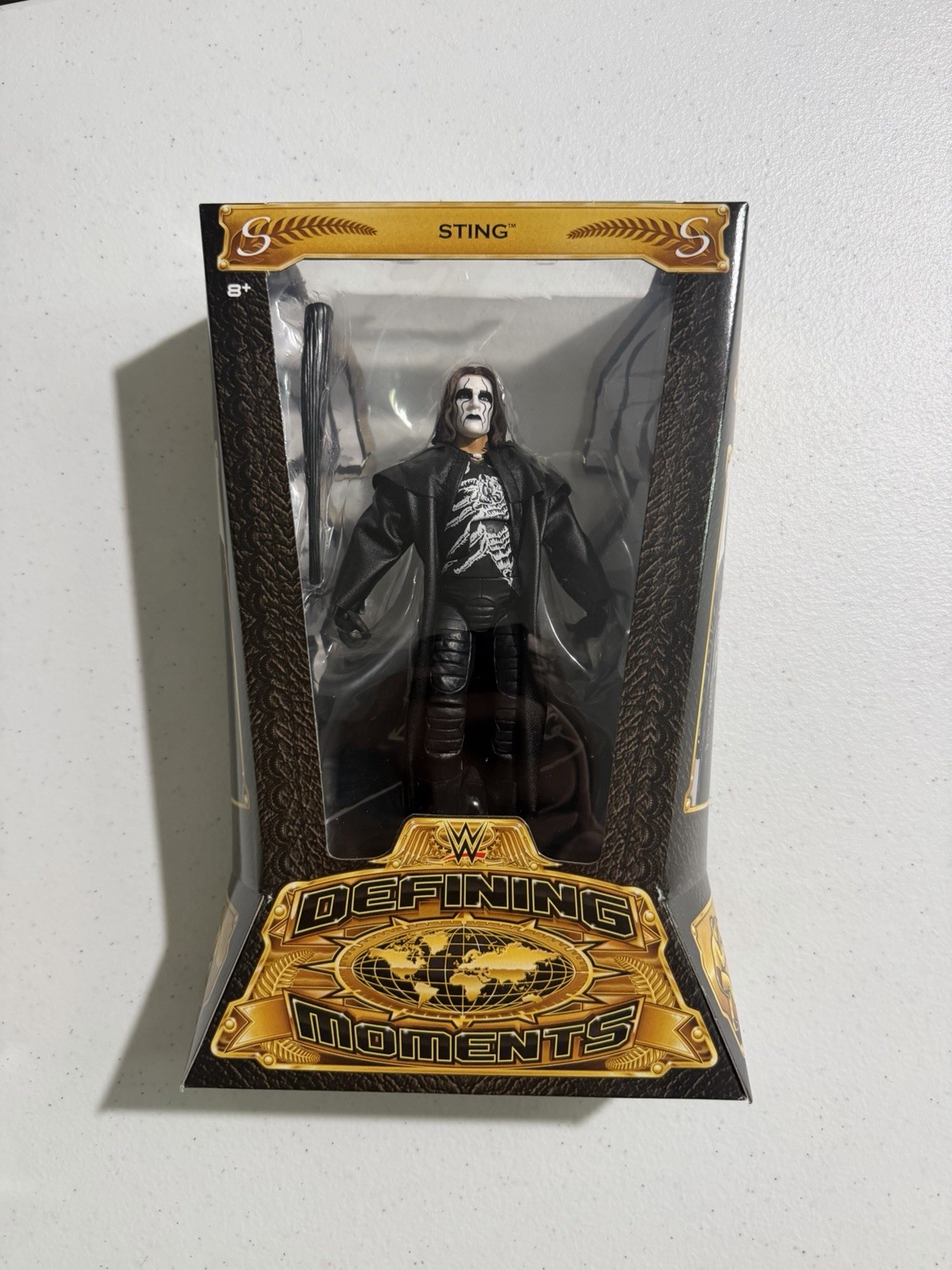 WWE Sting Defining Moments Series 6 Crow Wrestling Action Figure Mattel -RARE