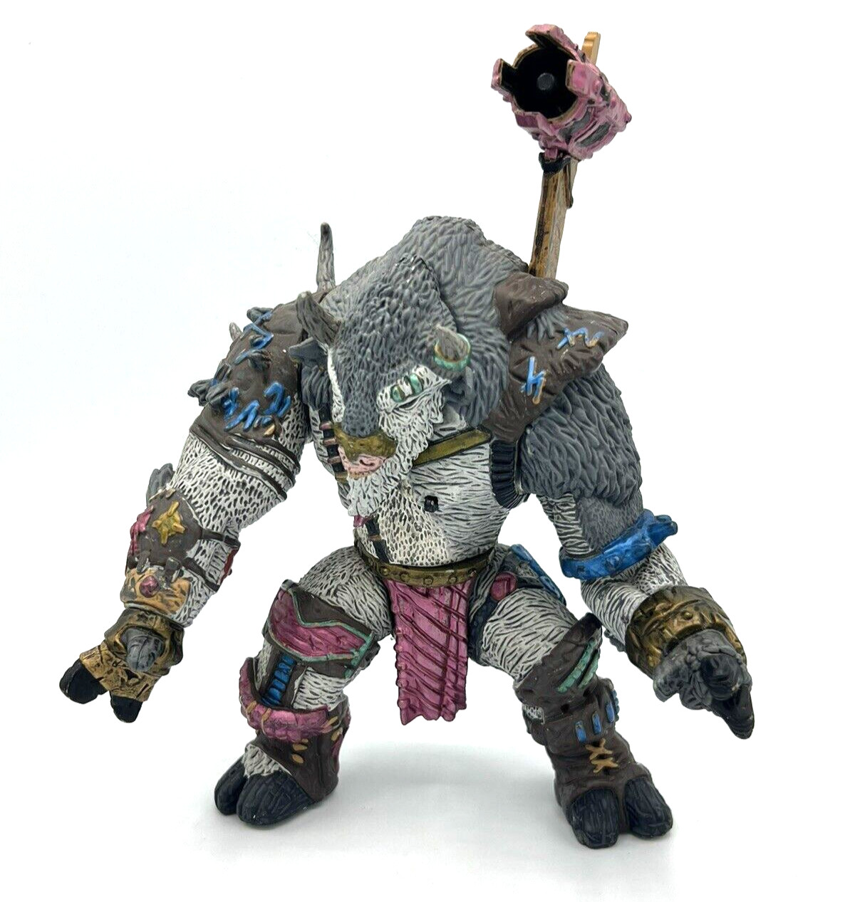 Vintage 1997 Spawn Sabre Bison Buffalo McFarlane Toys Series 8 Action Figure GUC
