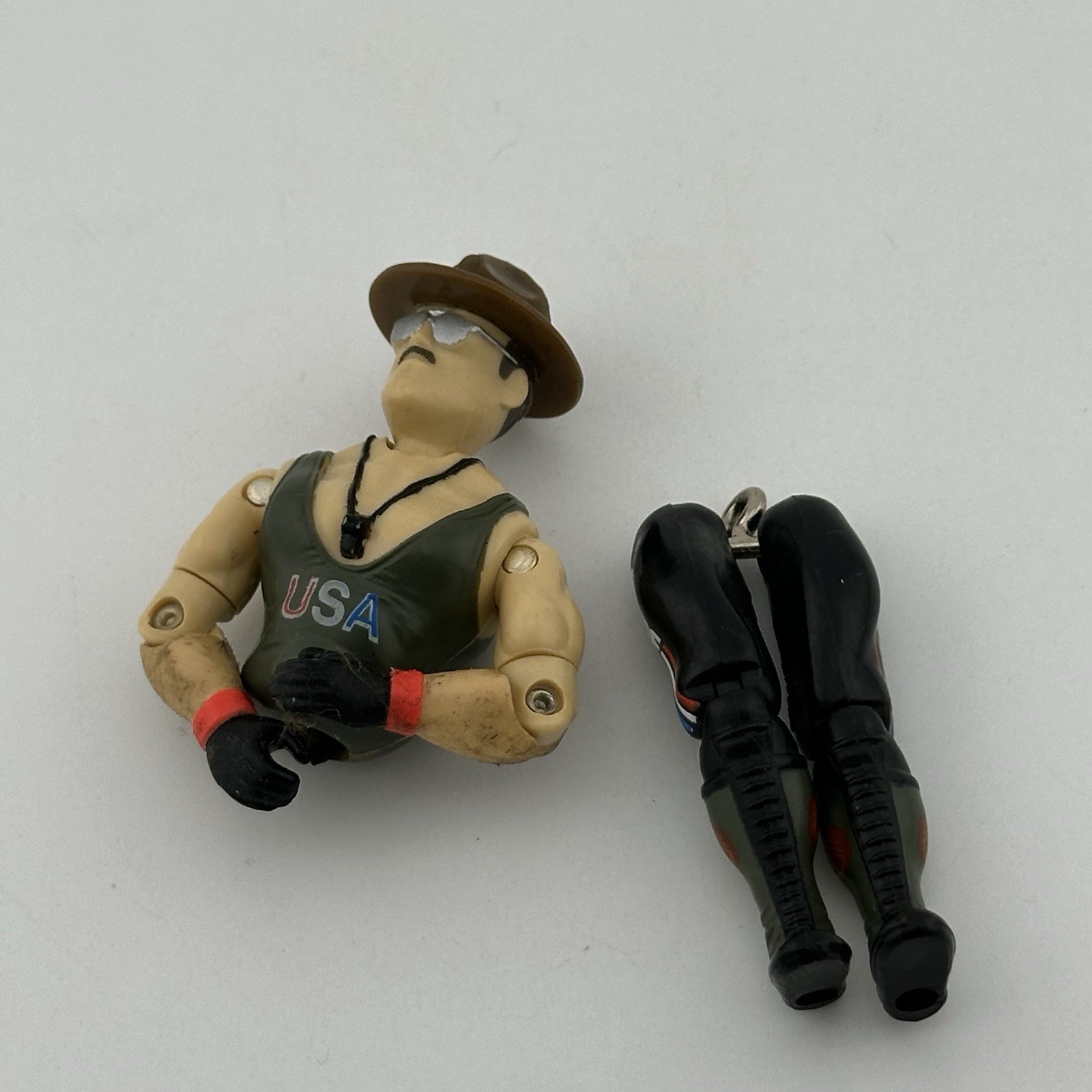 Vintage 1986 GI Joe Sgt Slaughter USA Mail-Away V1 Body PARTS ONLY Incomplete