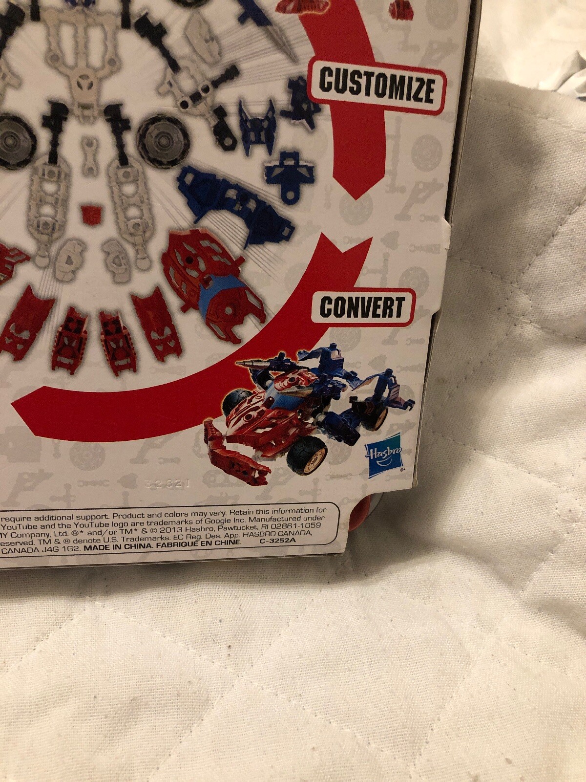 Construct-Bots SMOKESCREEN Elite Class Transformers E1:06 G1 Hasbro New 2013