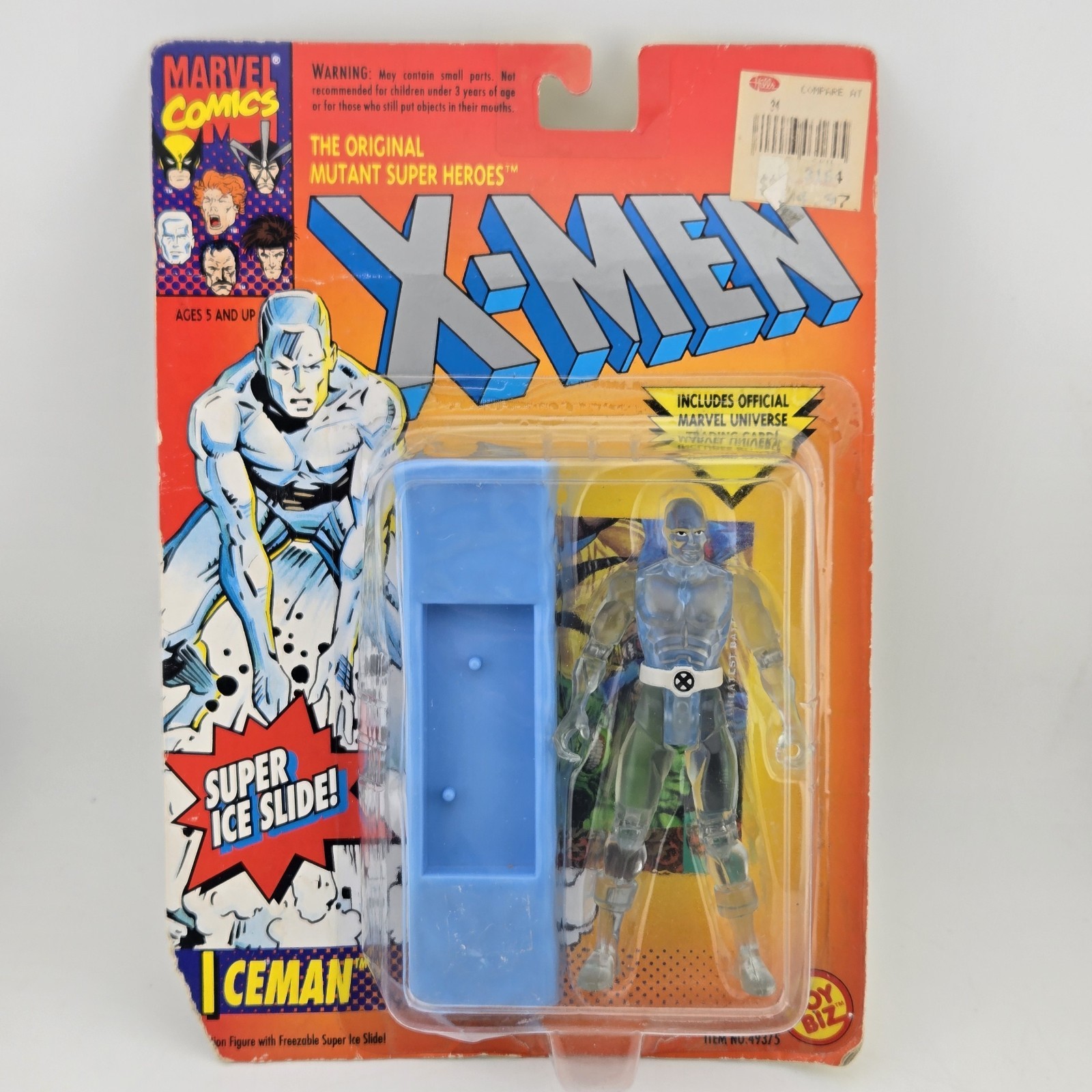 ​Toy Biz Marvel X-Men Iceman 1993 Super Ice Slide Vintage Action Figure