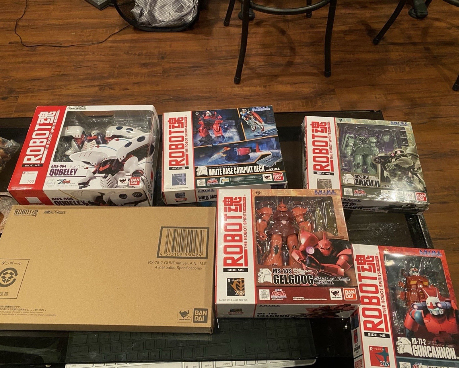 Bandai Robot Spirits ver. A.N.I.M.E. Gundam Set of 6 figures