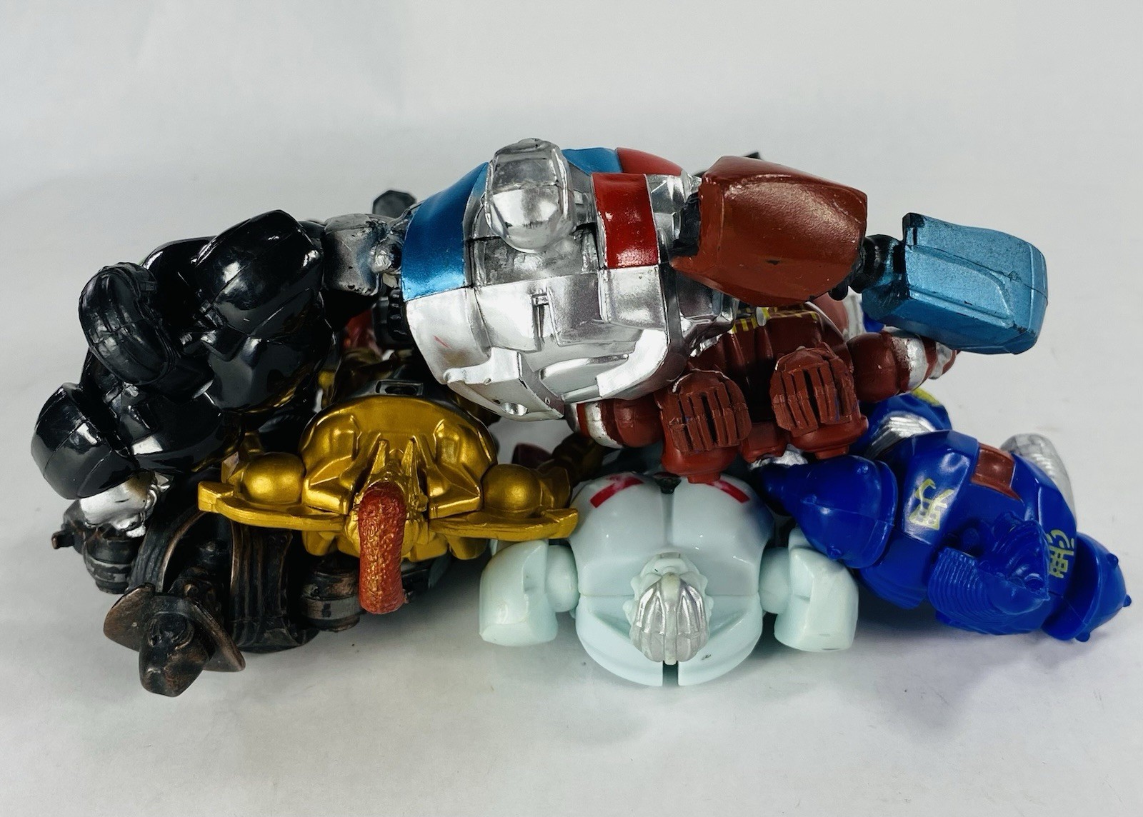 Lot of 7 REAL STEEL 5” Action Figures Robots Atom Zeus Midas Noisy Boy