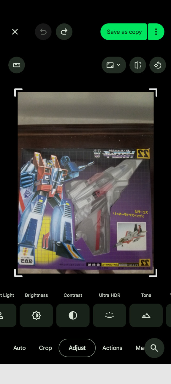 Vintage Takara Transformers G1 #22 Jet Figure Japanese Boxed Starscream Reissue