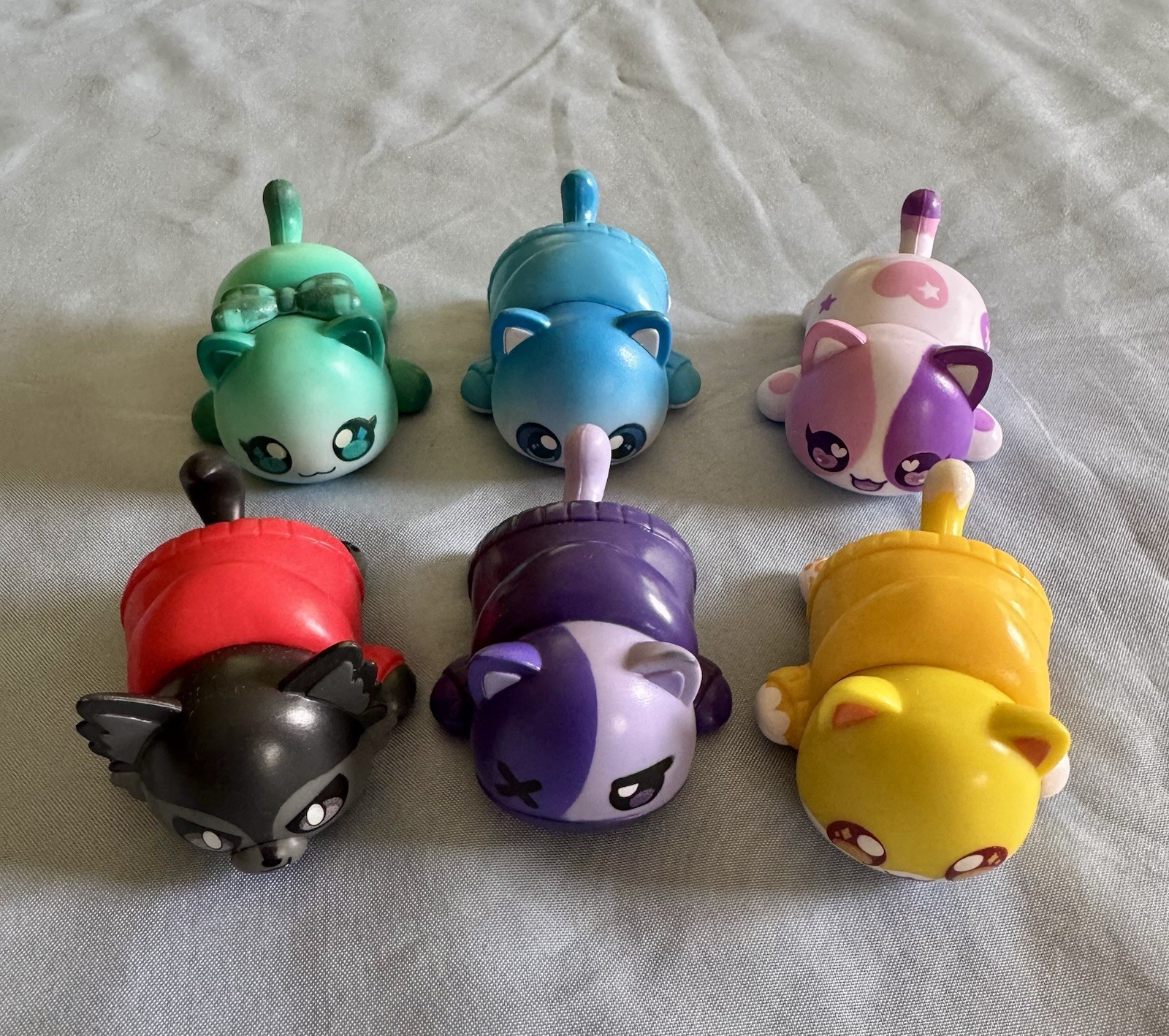 Aphmau MeeMeows Cat Figures 2.5” Lot Of 6