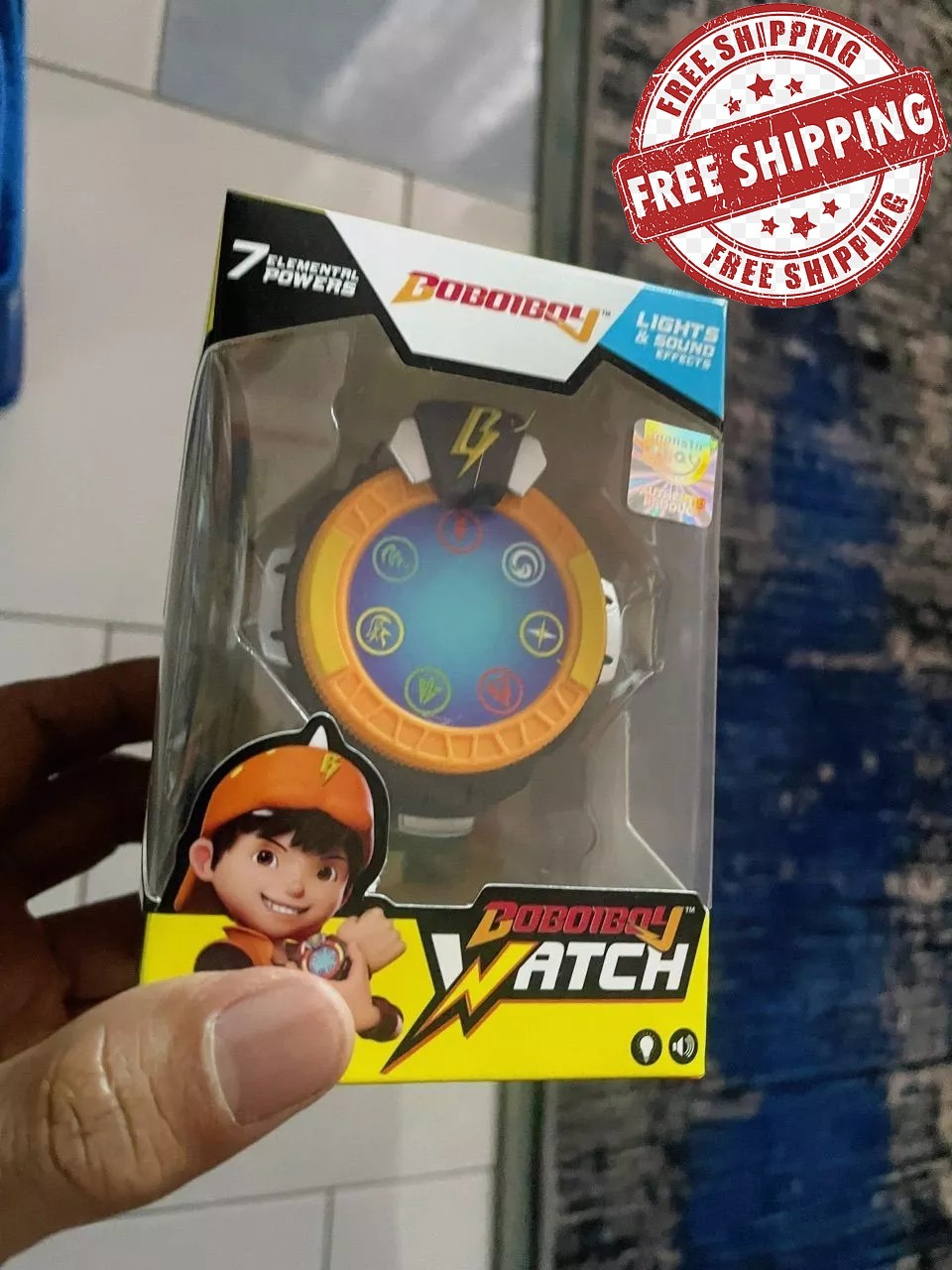 BOBOIBOY ELEMENTAL Watch with SOUNDS and LIGHT ORIGINAL Kids Gift FREE SHIPPING