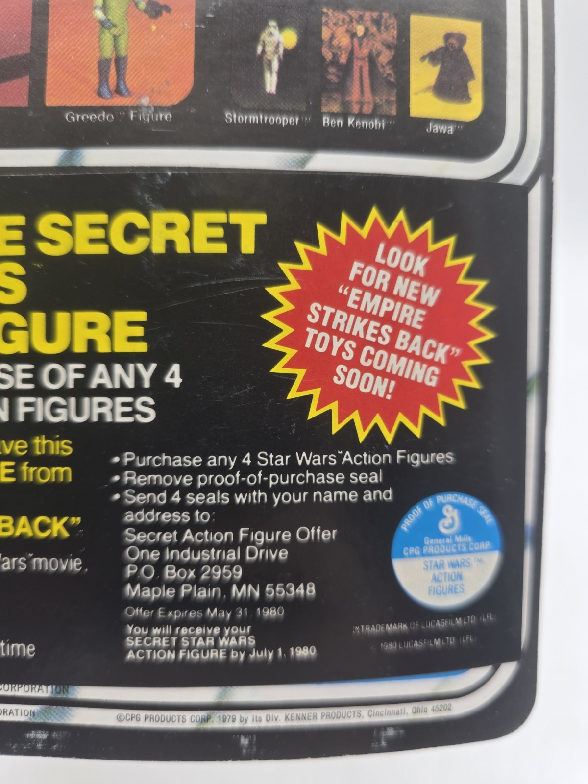 Star Wars Kenner 1979 Boba Fett 21 Back ? Rare Secret Figure Offer MOSC – Nice!