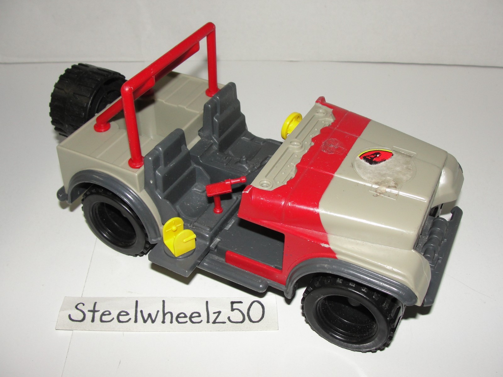 Jurassic Park Bush Devil Tracker Jeep Action Figure Vehicle Kenner 1993 Series 1