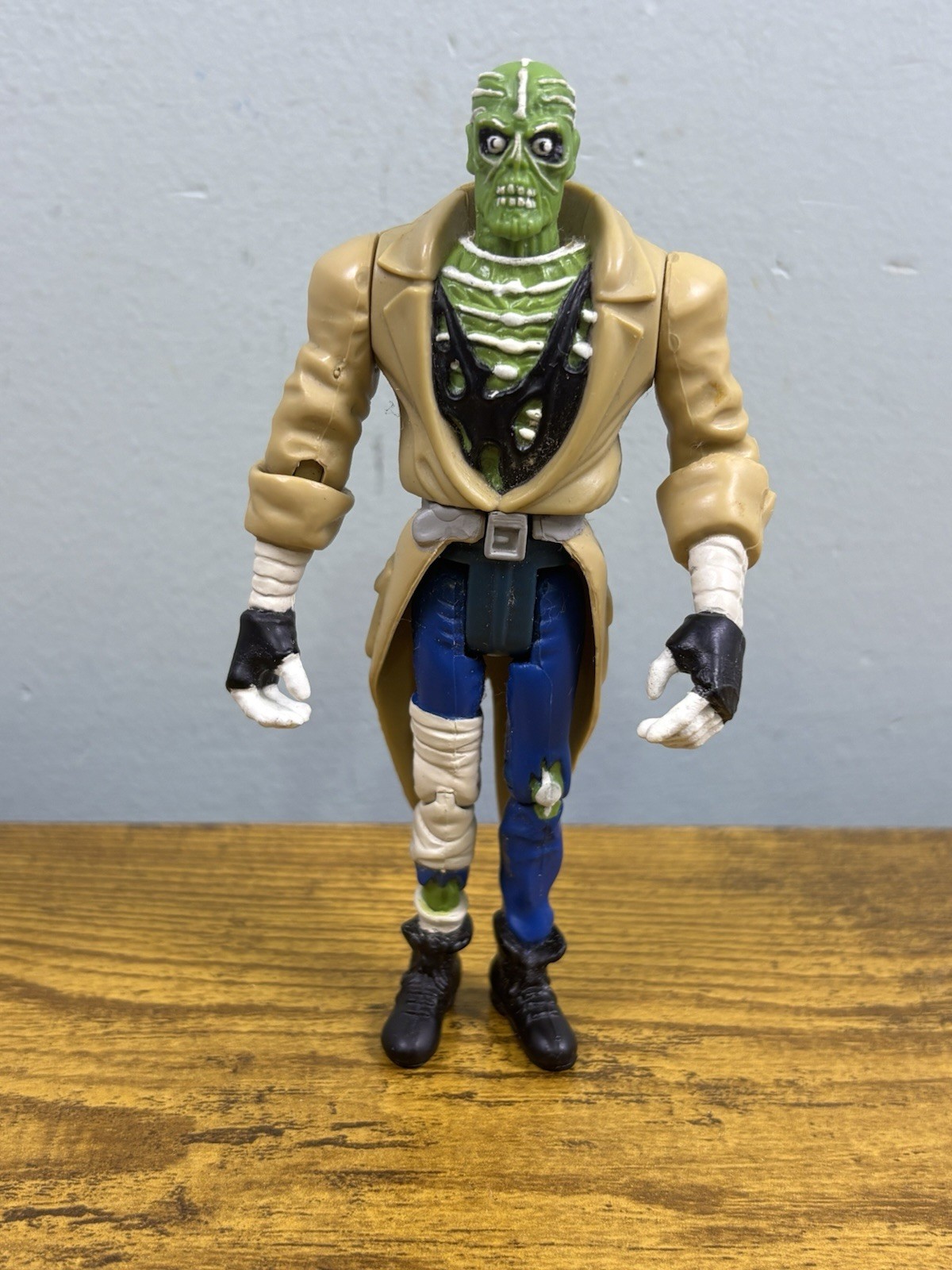 1995 Galoob Ultra Force Ghoul Action Figure Green Zombie Mummy 4.5” Loose
