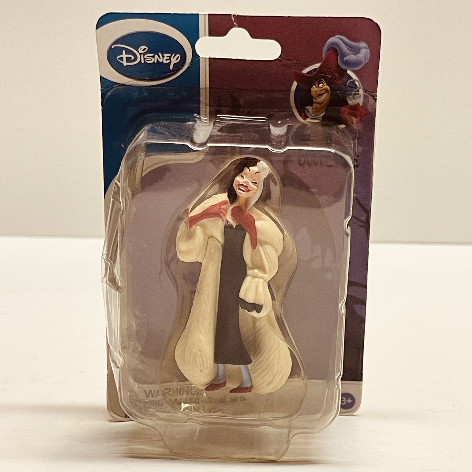 Disney Villains Figurine CRUELLA de VILLE 101 Dalmatians 3” Tall