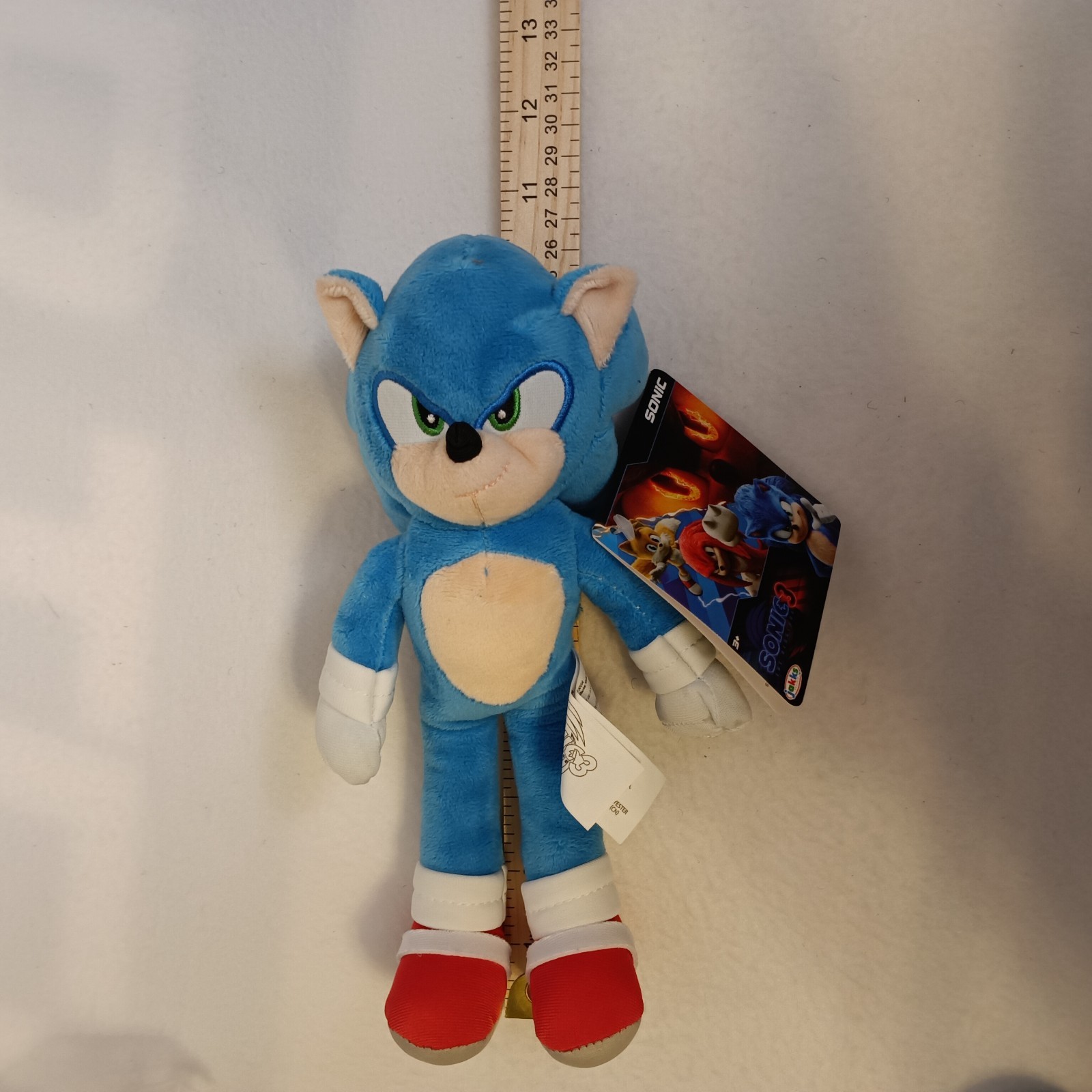 2024 Jakks 10 1/2″ Sonic 3 the Hedgehog Plush NWT Model 42468 New Rare HTF