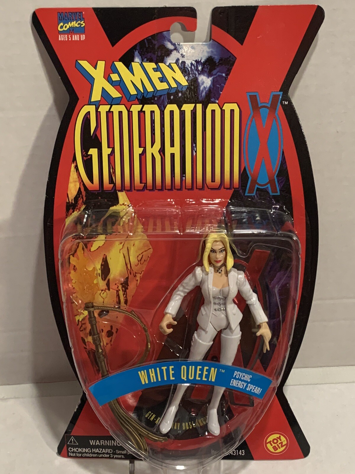X-Men Generation X White Queen Emma Frost 6″ Figure Marvel 1996 Toy Biz