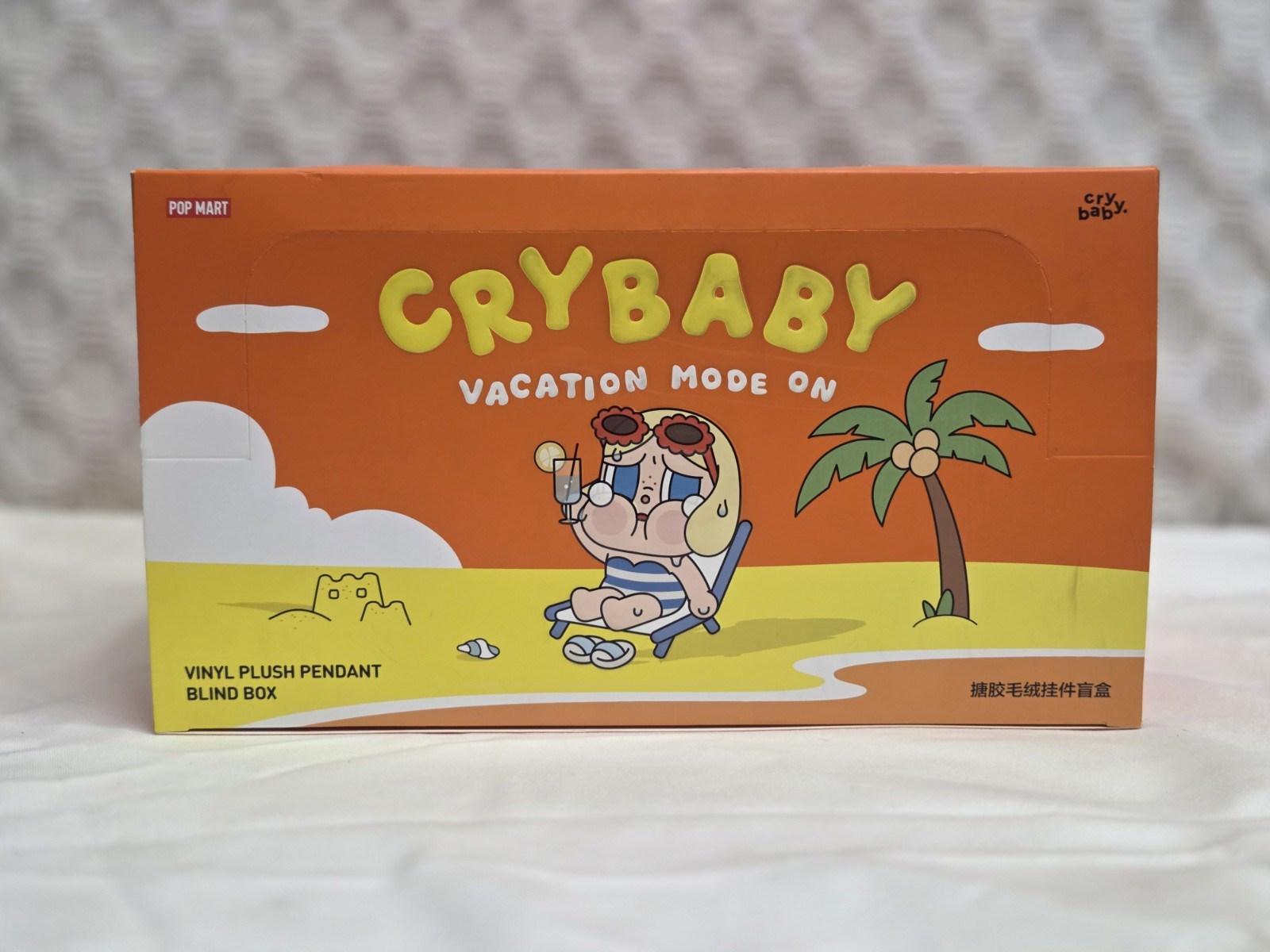 Authentic CRYBABY Vacation Mode On Series Blind box Figures Toy Plush Pandent