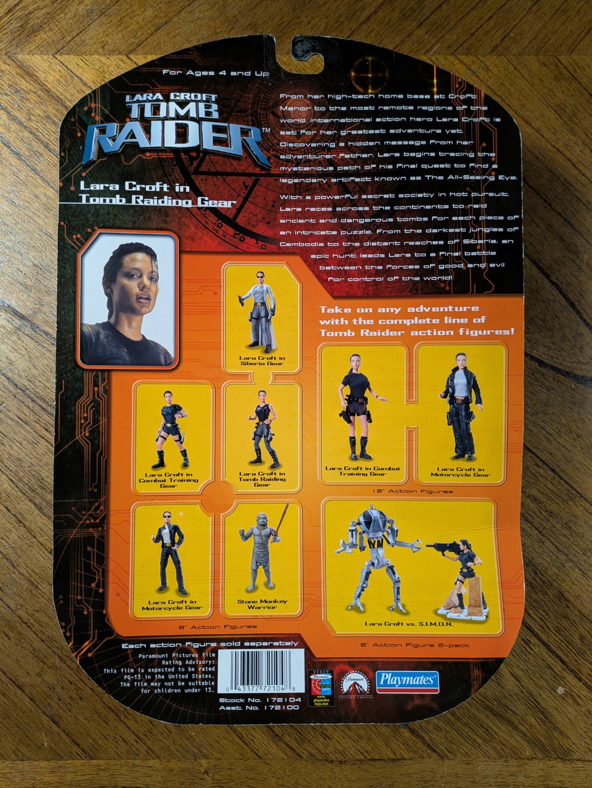 Vintage Lara Croft Action Figures Lot – Playmates – Unopened, Original Packaging
