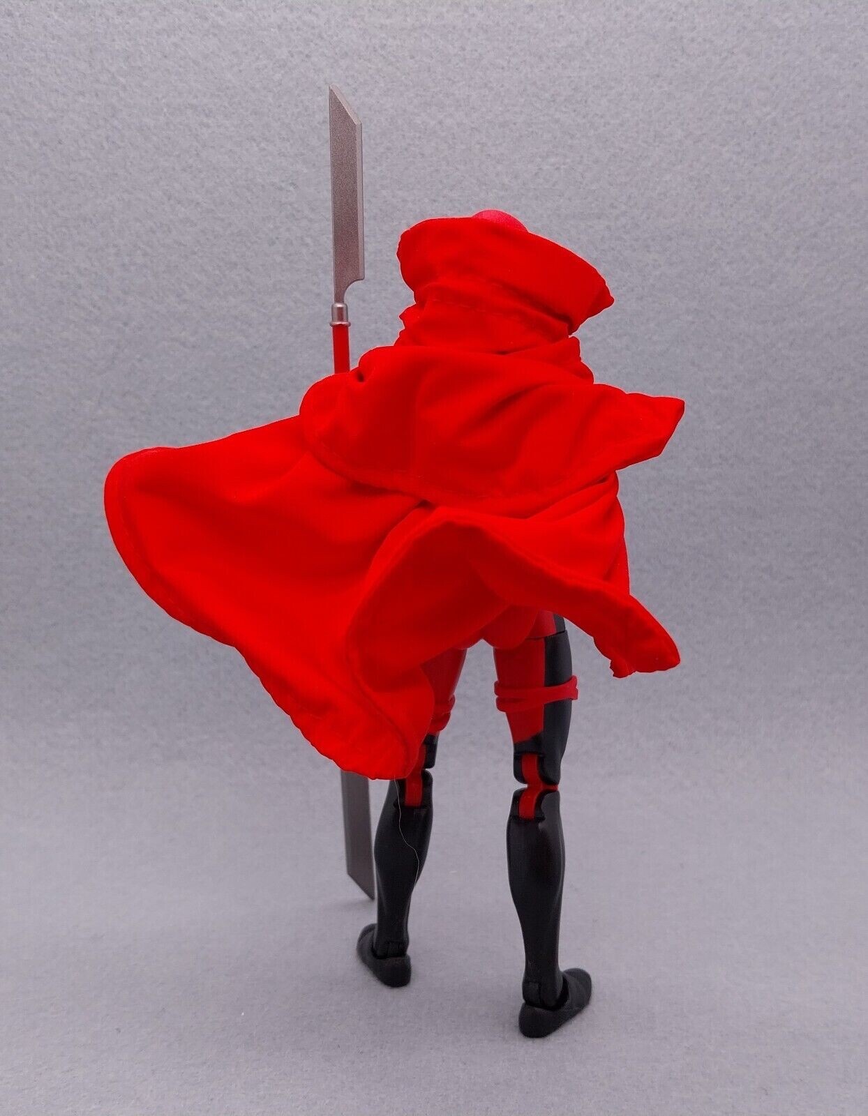 SU-C-RW: 1/12 Red Wired Cloak Cape for Marvel Legends Red Widow