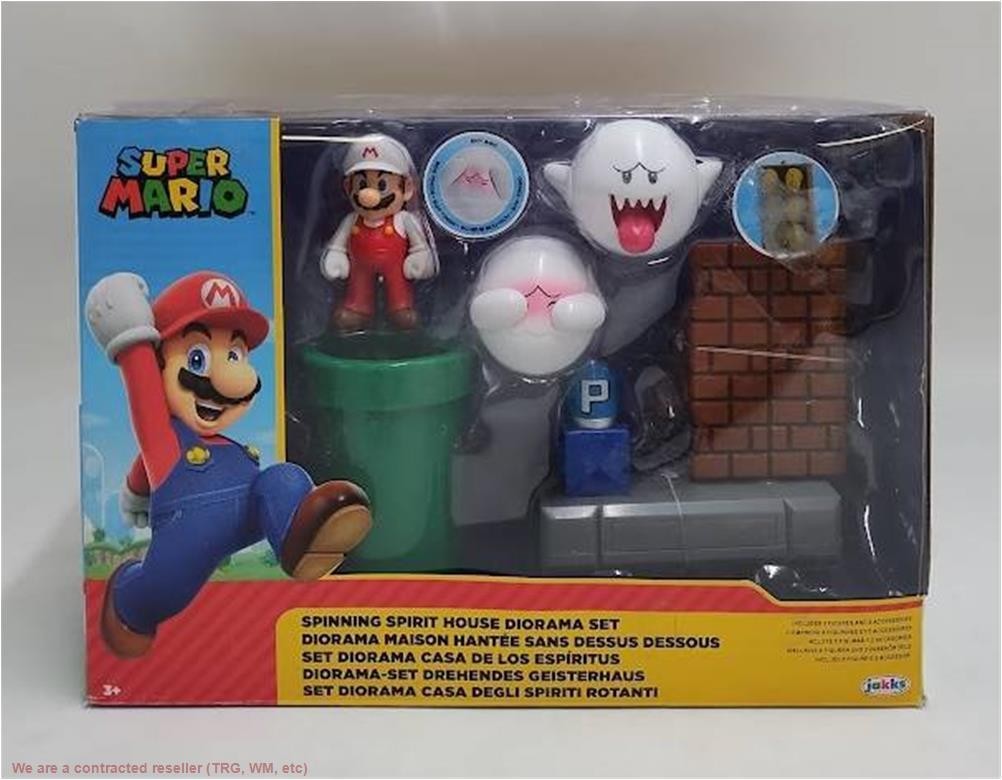 Nintendo Super Mario Spinning Spirit House Diorama Playset SEE DETAILS