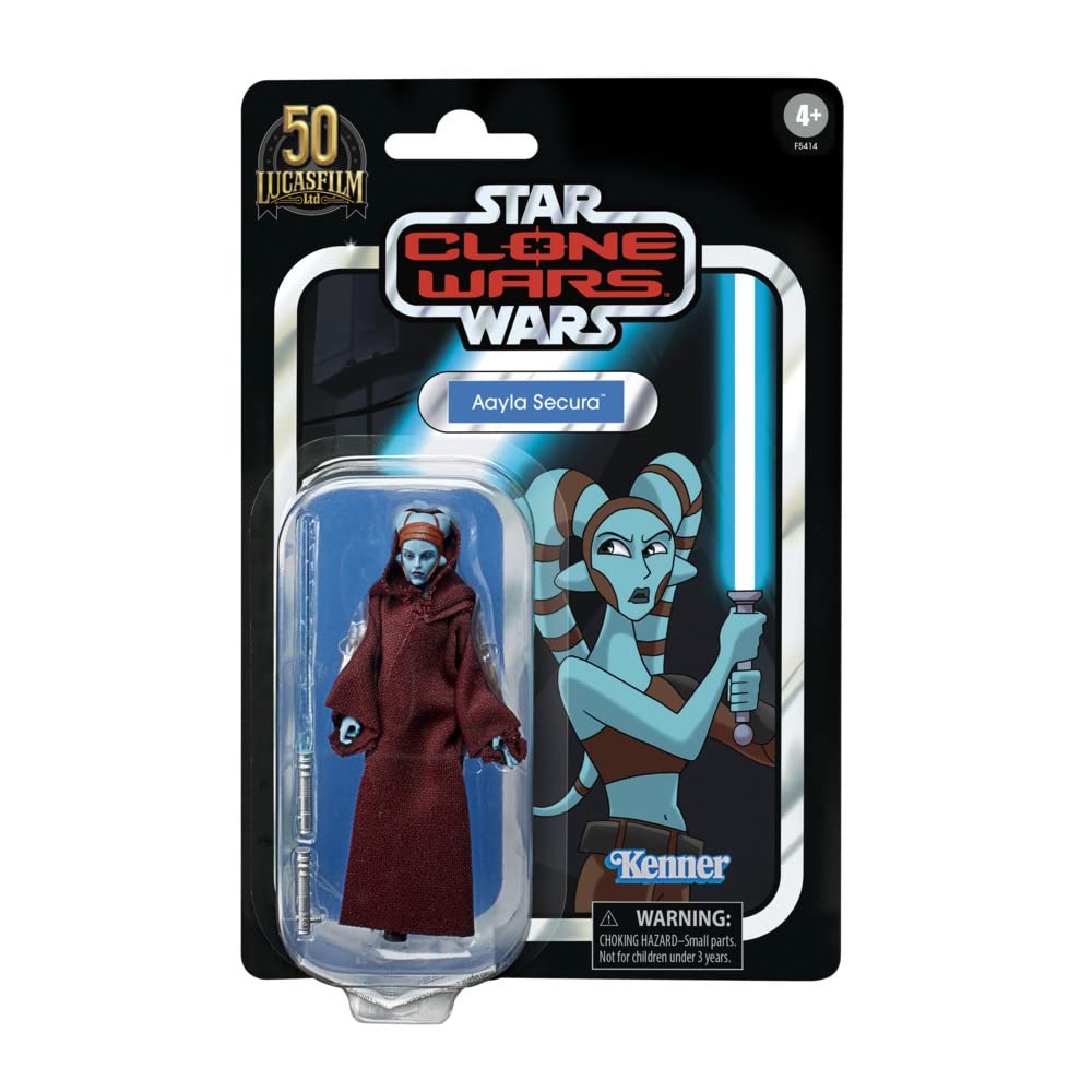Star Wars Vintage Collection TVC Basic Figures Clone Wars Aayla Secura #217