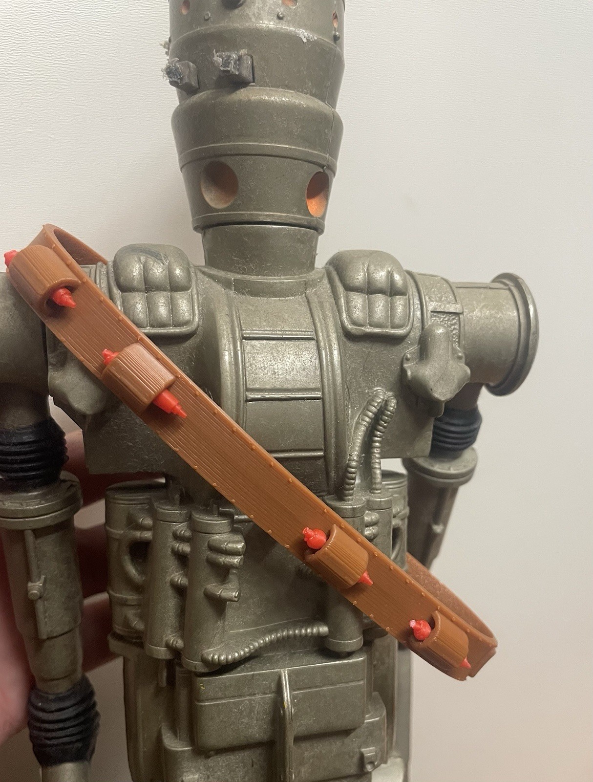 Vintage IG-88 Replacement REPRO Bandolier Belt w/ Grenades 1980 IG88 12” 15″