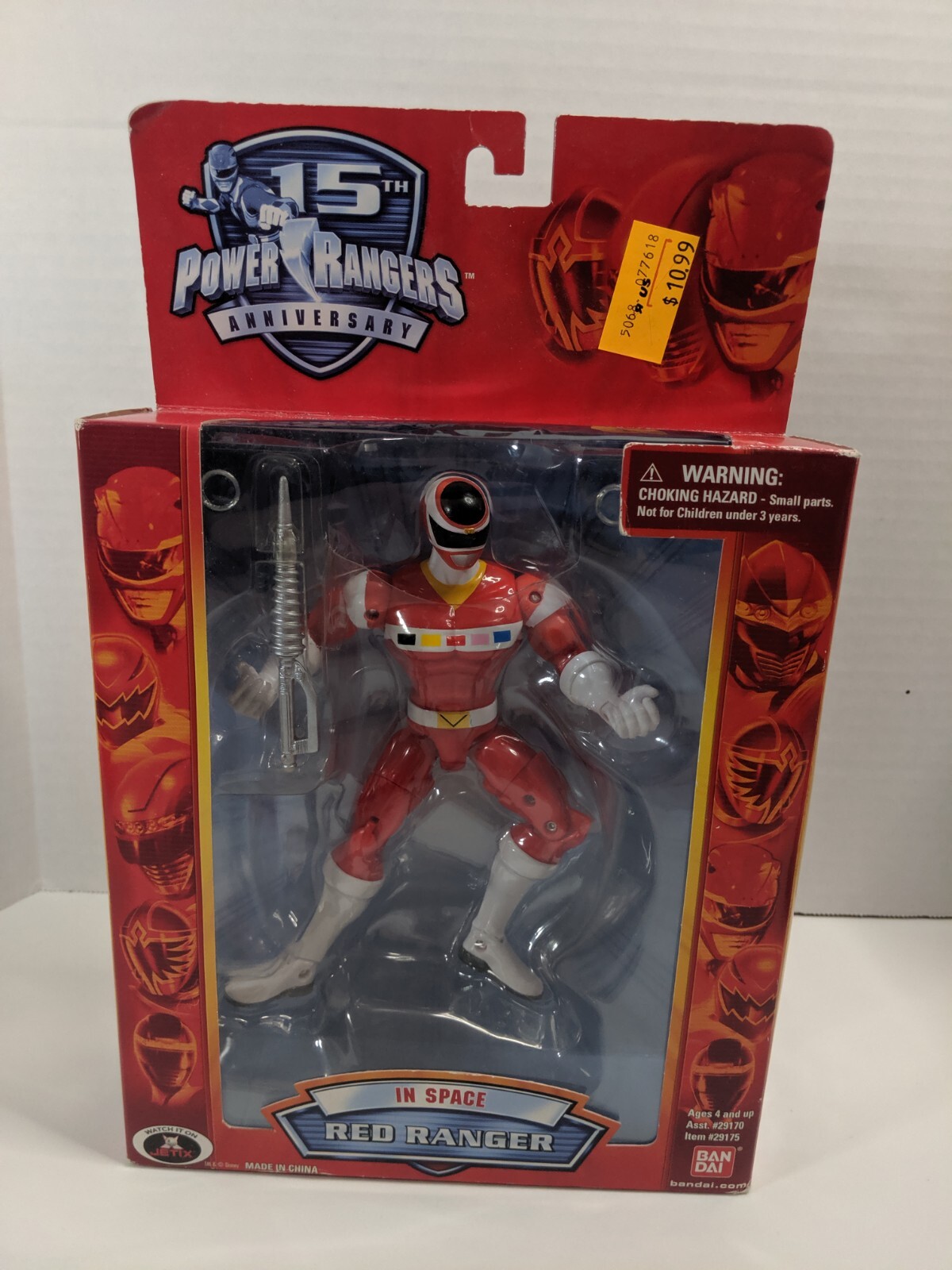 Power Rangers 15th Anniversary Red Ranger IN SPACE / ZEO 2007 Bandai Figure Set
