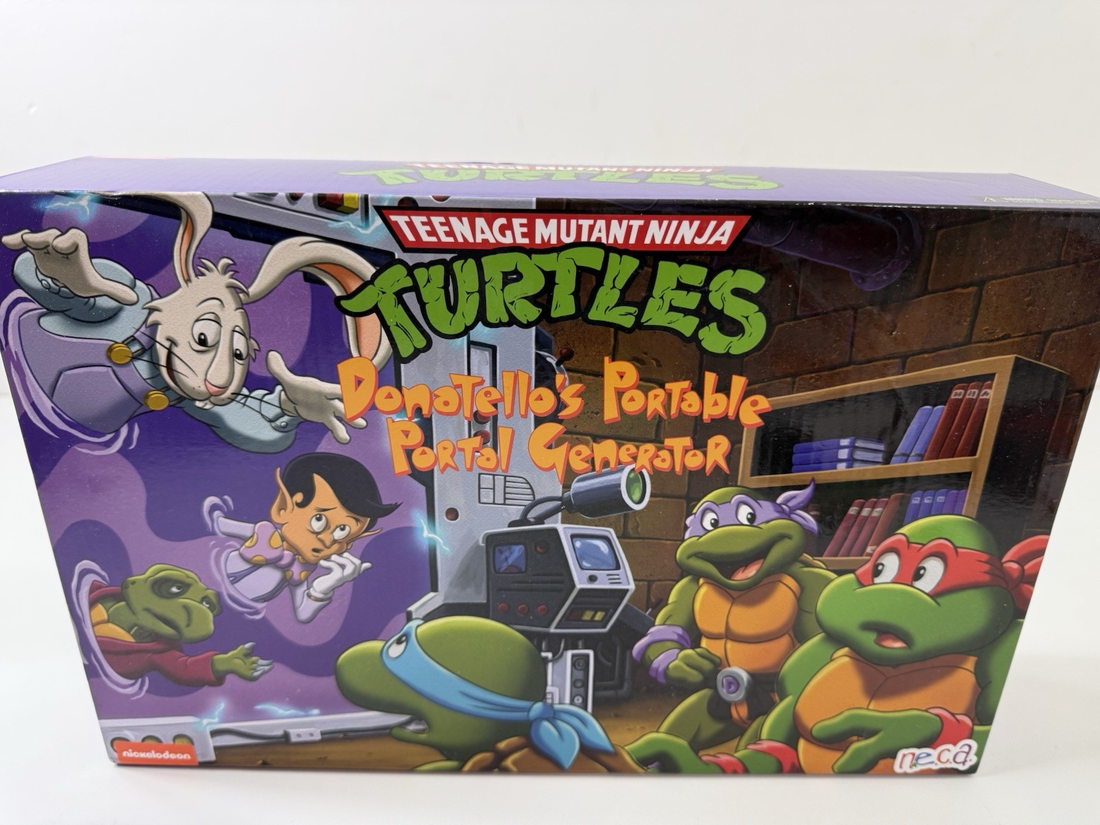 NECA TMNT Cartoon Series Donatello’s Portable Portal Generator New NIB