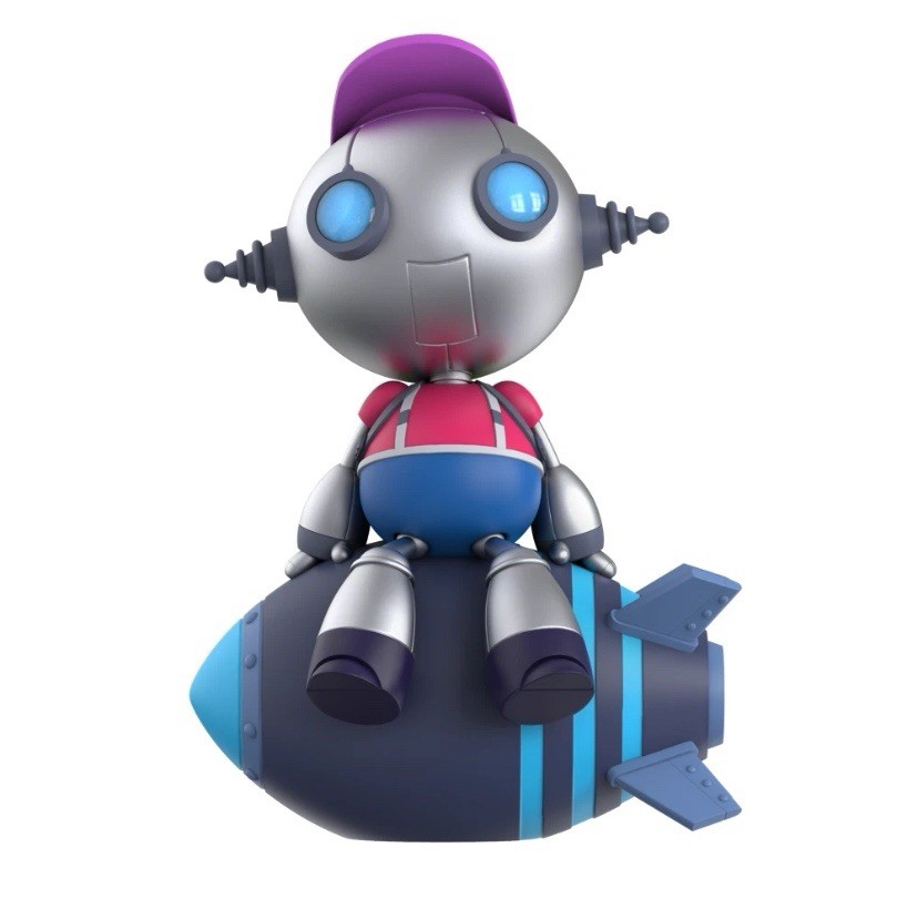 Mighty Jaxx Party Bot: Spaced Out Limited Edition Figure Laura Marie Vinyl
