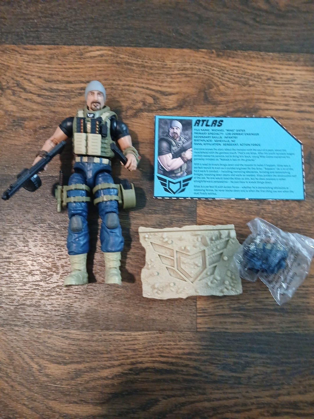 Valaverse Action Force Atlas Displayed Complete 05-01