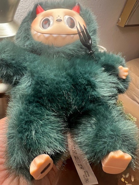 Custom Zimomo – 17cm Green Fluffy Hair. gift for Halloween, Christmas