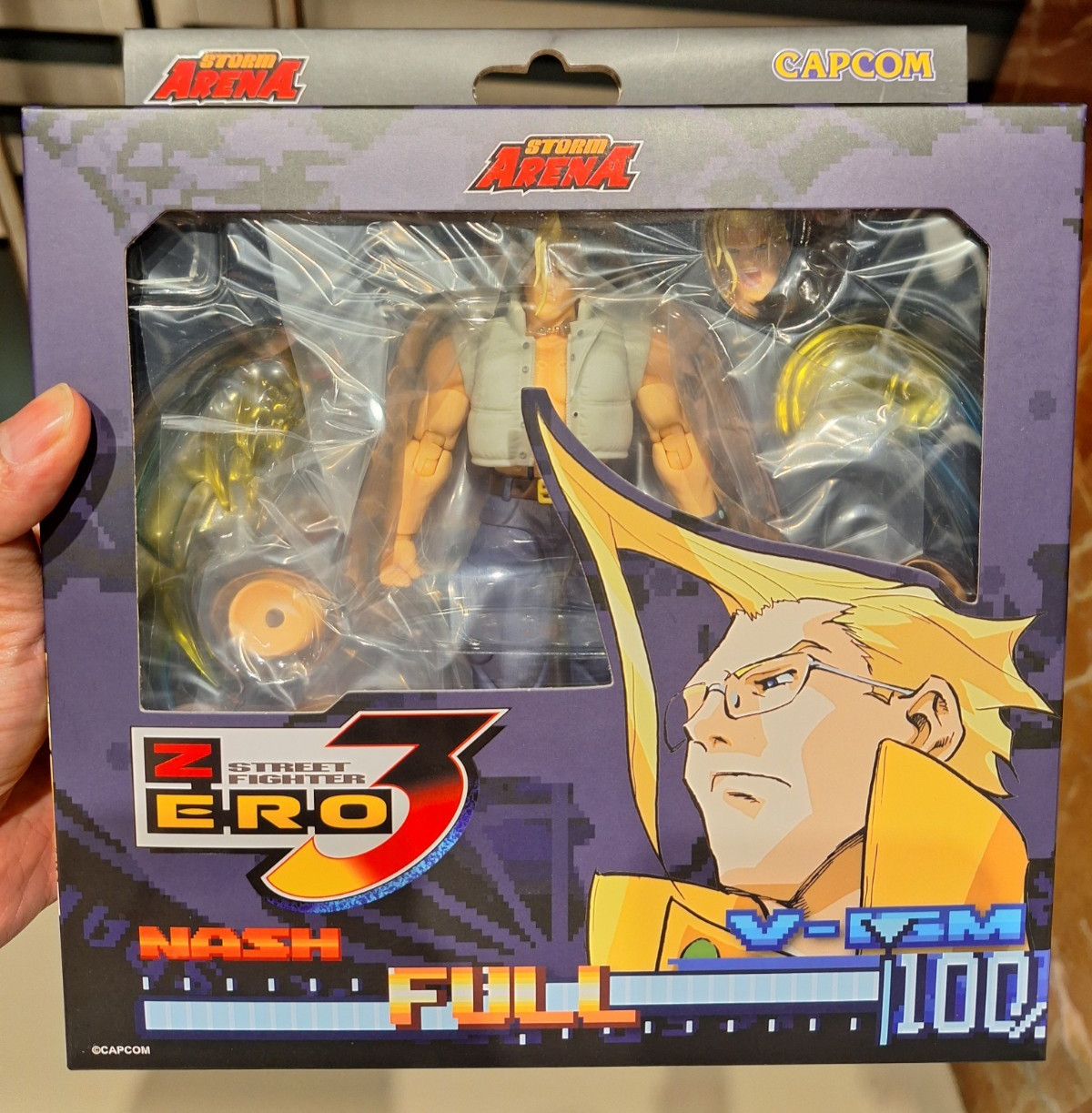 Street Fighter 3 Zero Alpha Storm Arena nash comic con Action Figure