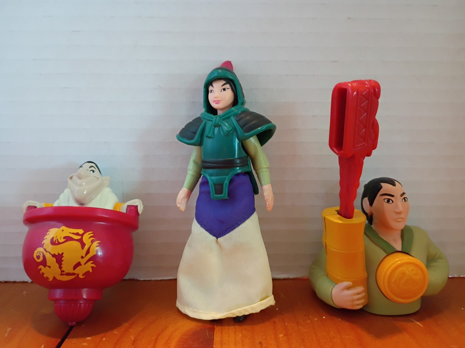 Mulan McDonald’s Happy Meal Toy Set – 3 Figures Lot