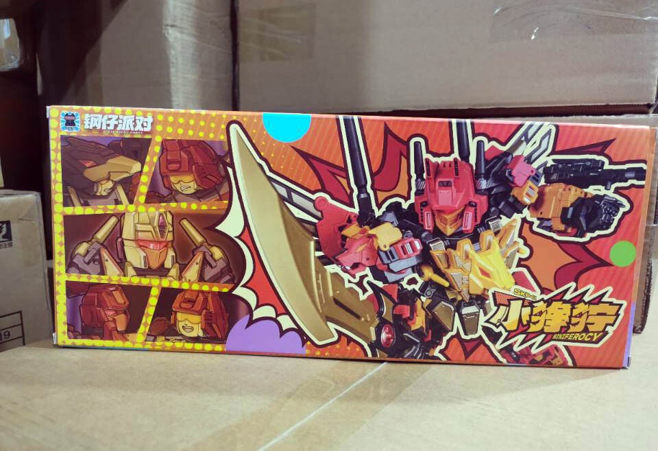 Ready! New JiGuangMao Toy Steel JGM-SKP01 Mini Predaking Set of 5 Action Figure