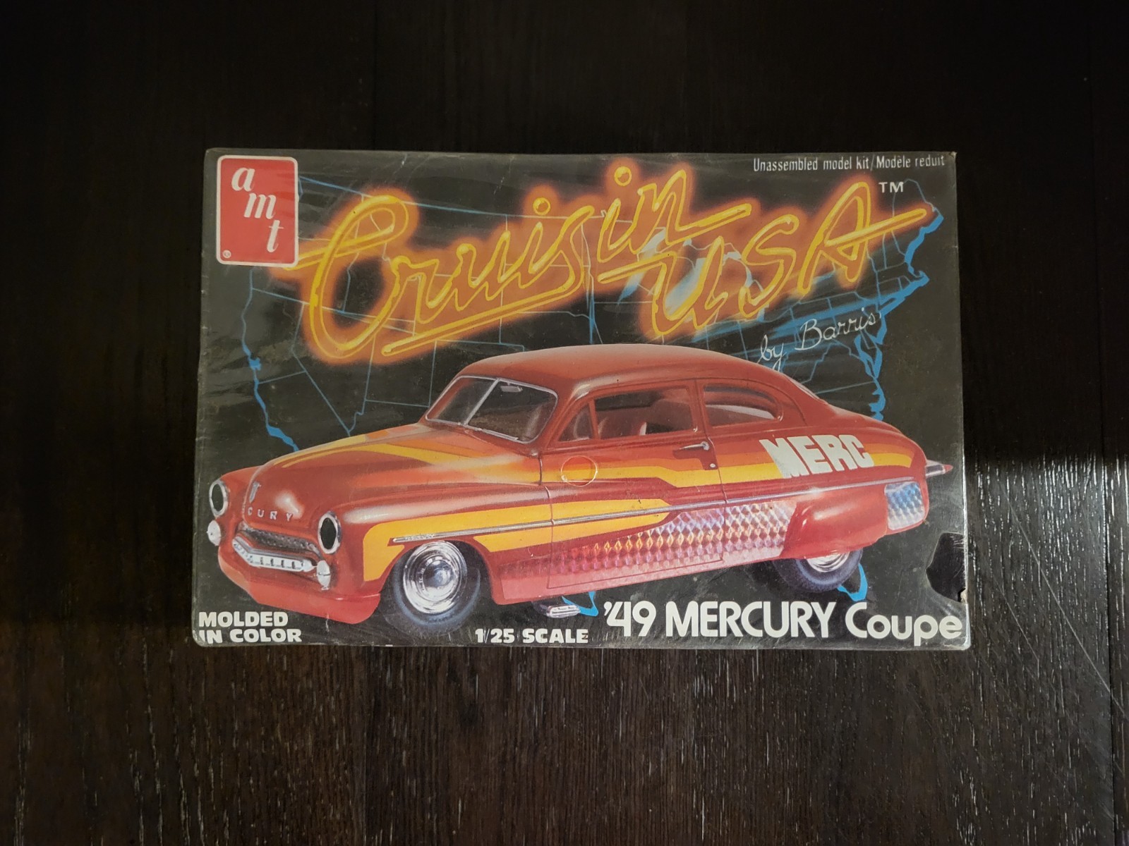 49 Mercury Coupe 1/25 AMT Model Kit MIB NEW Sealed