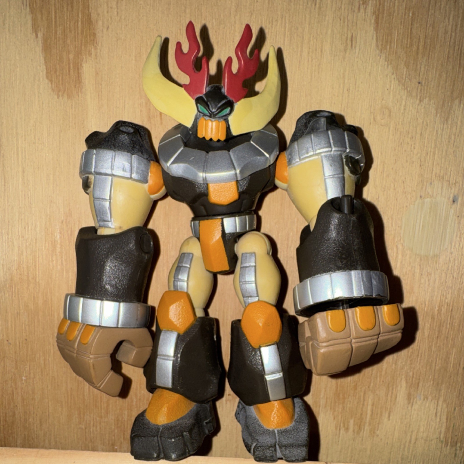 Spin Master El Toro Moose Action Figure Plastic Black Tan Gray Orange Red 2009