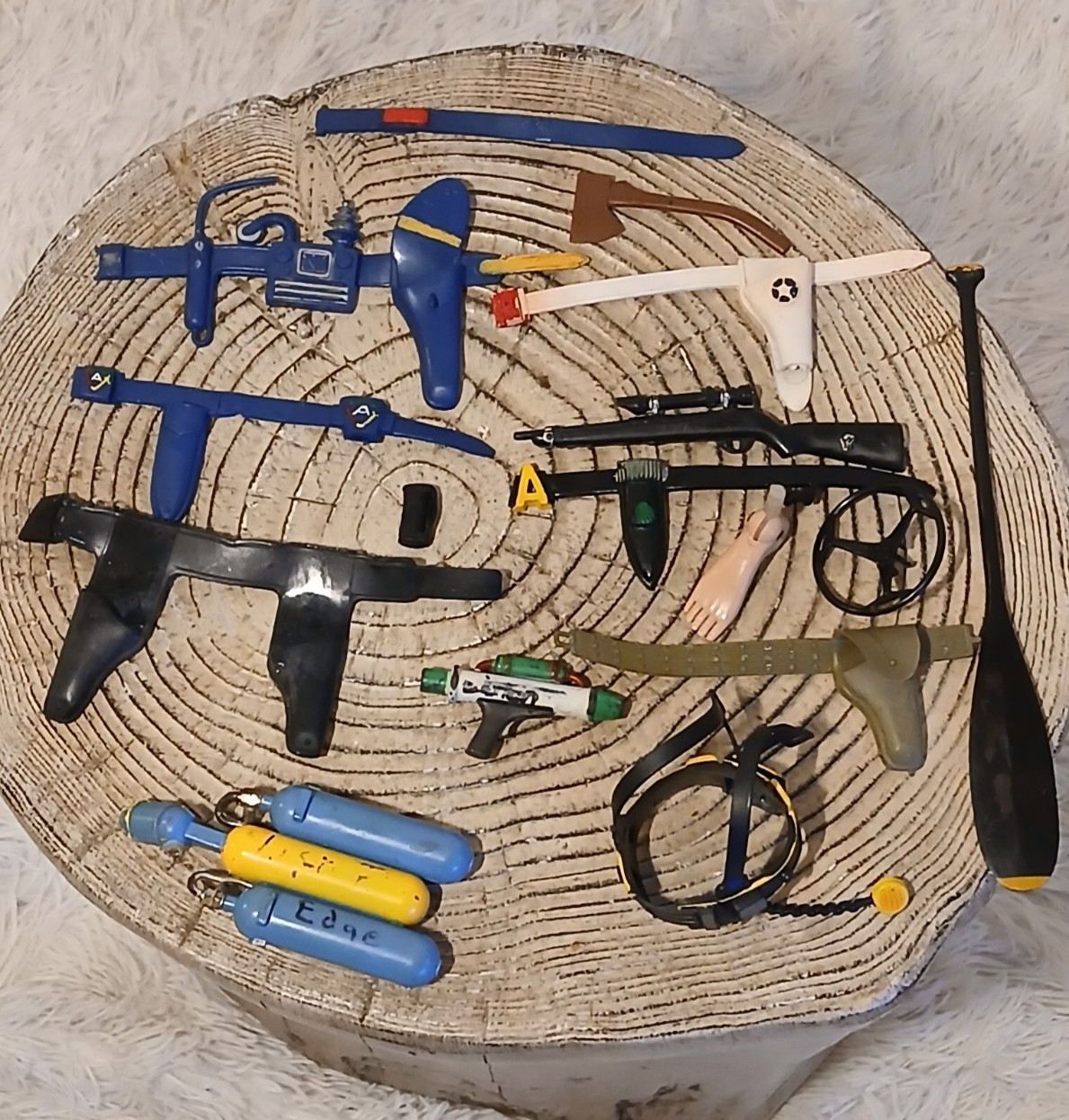 Vintage 1966 Ideal Captain Action Accessories parts lot