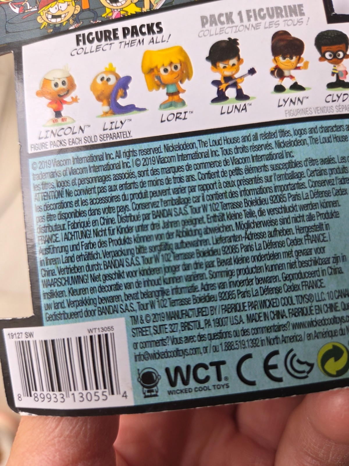 The loud house miniature figure complete set RARE 2019 France New