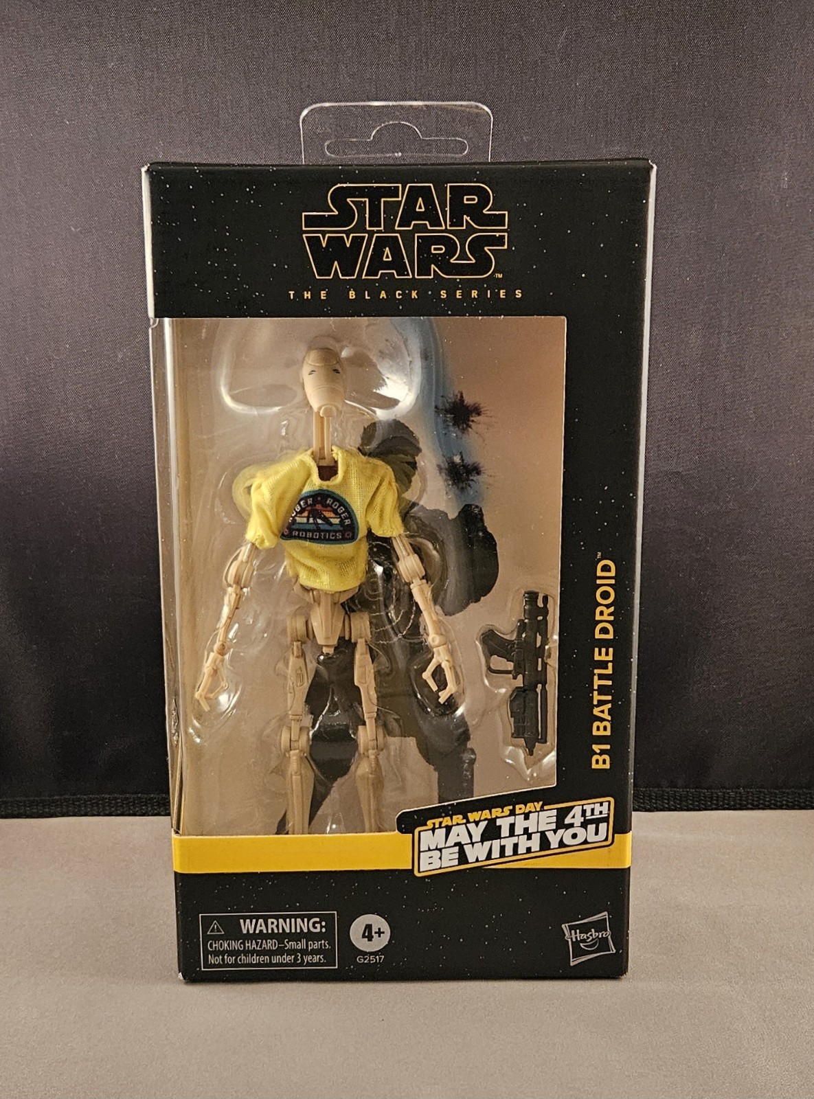 STAR WARS BLACK SERIES B1 BATTLE DROID 6 INCH FIGURE MAY THE 4th BE WITH YOU NEW
