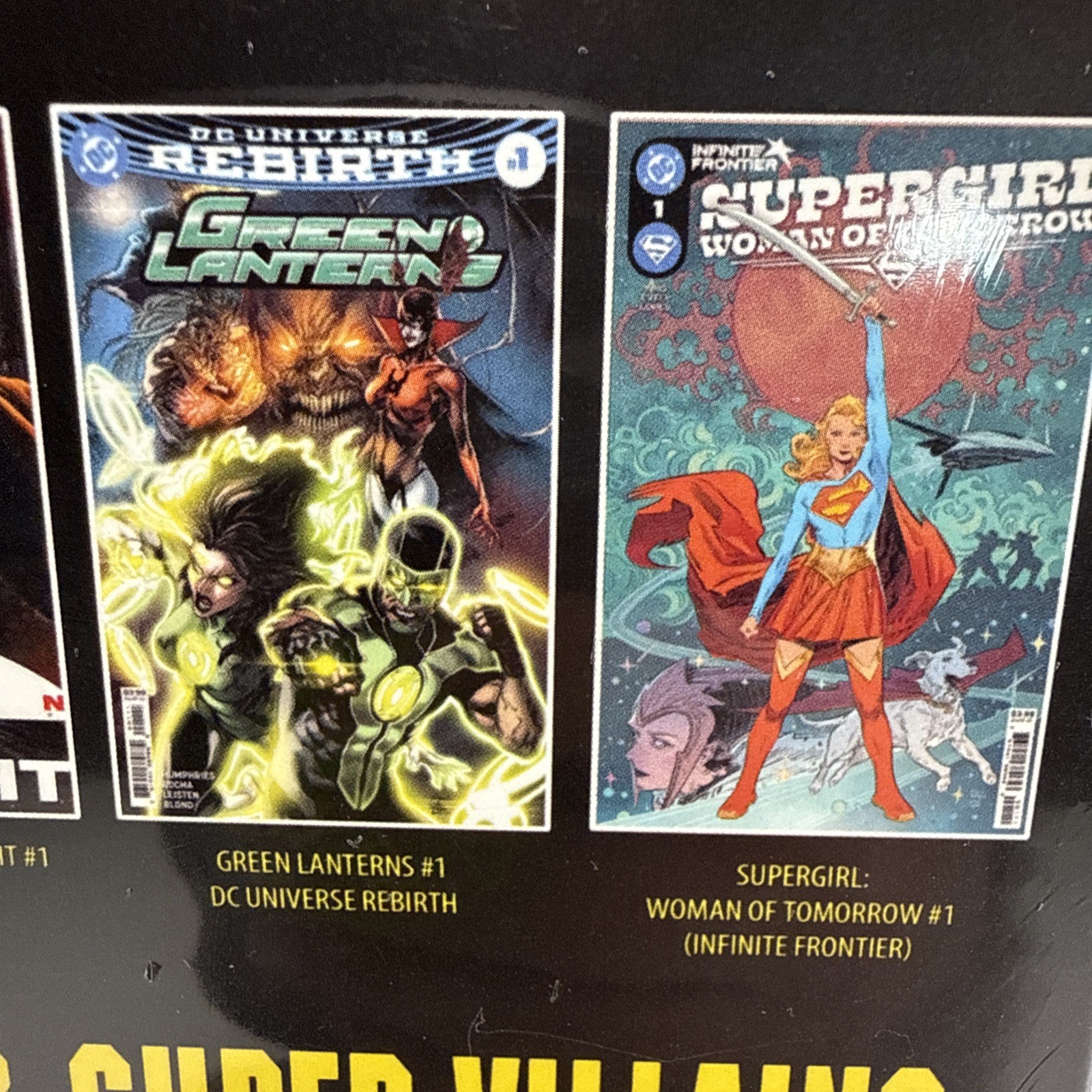 DC Comic Heroic Vault Super Heroes &Super-Villains 10 Comic Book Collector’s Set