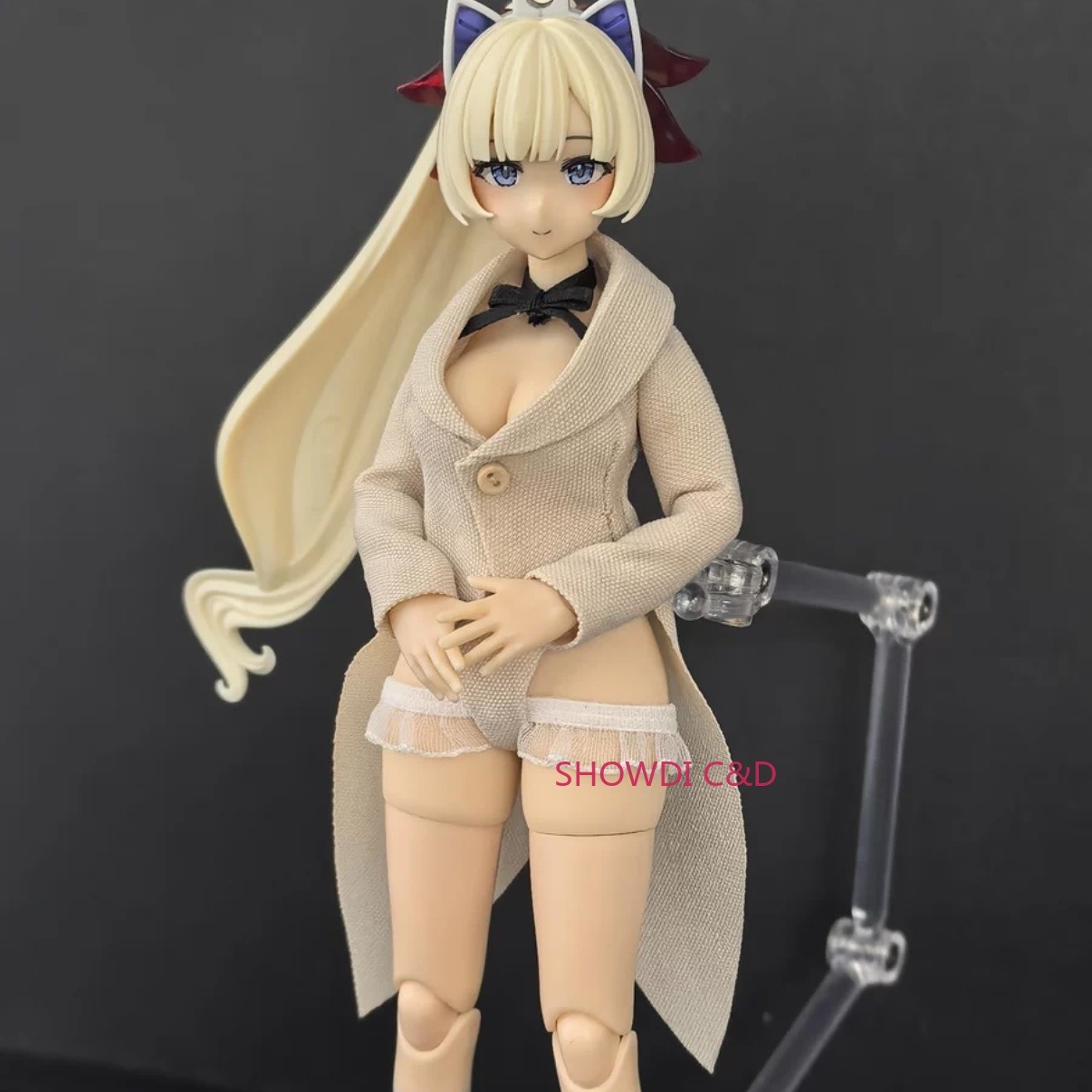 1/12 Female High-slit Suit Clothes Set For 6”Snail Shell Eileen Action Figure