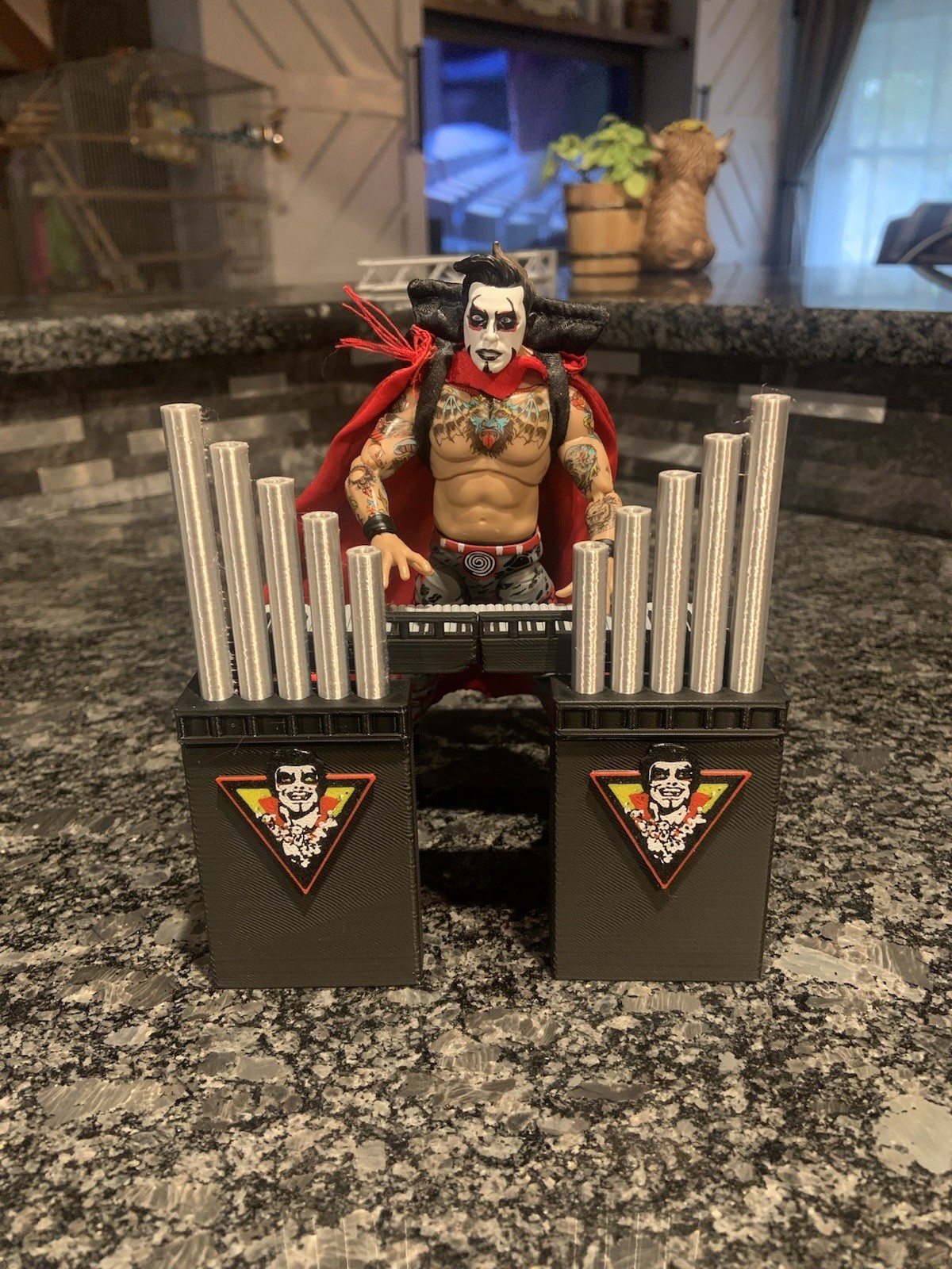 WWE Elite Scale 3D Printed Danhausen Pipe Organ