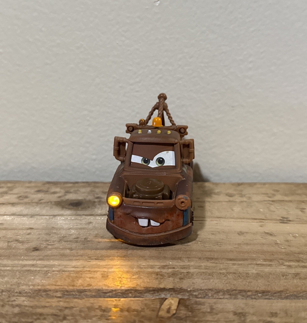 Mattel Disney Pixar Cars Lights & Sounds Spy Mater Missing Weapons Tested Works