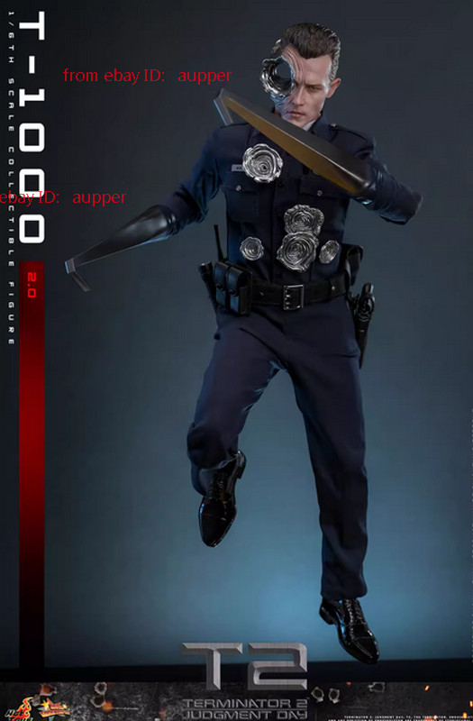HT Mms774 1/6 Terminator 2: Judgment Day T-1000 2.0 Action Figure In Stock