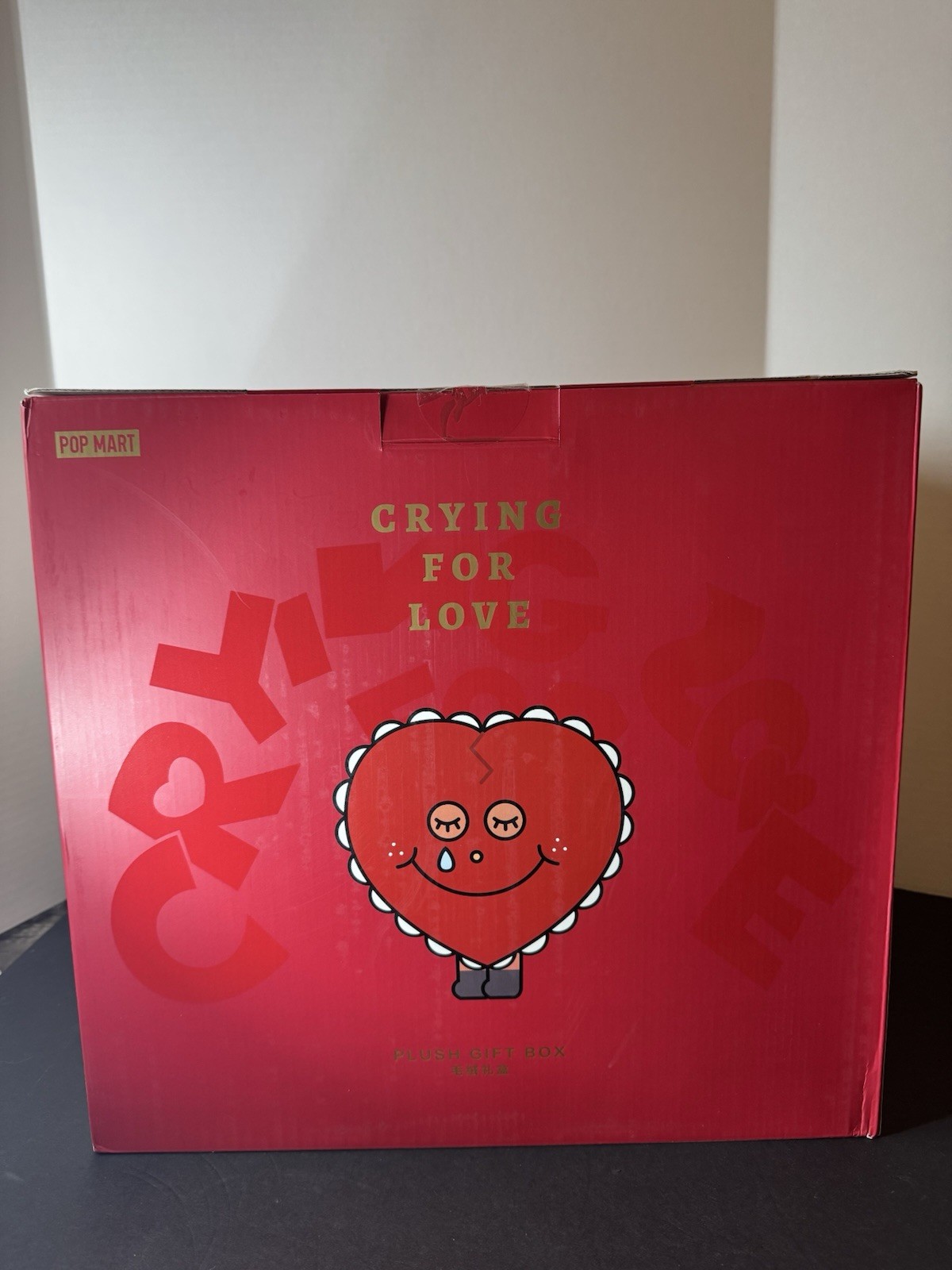 POPMART CRYBABY CRYING FOR LOVE Series Plush Gift Box Cute Doll With Light
